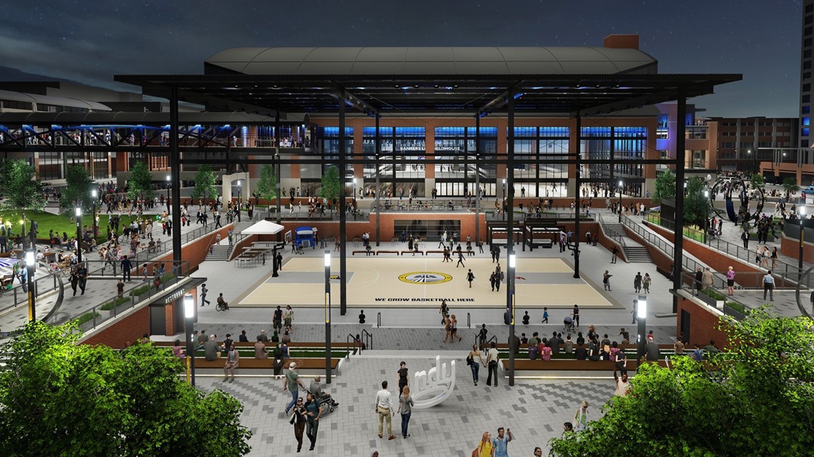 SNEAK PEEK Outdoor plaza at Gainbridge Fieldhouse