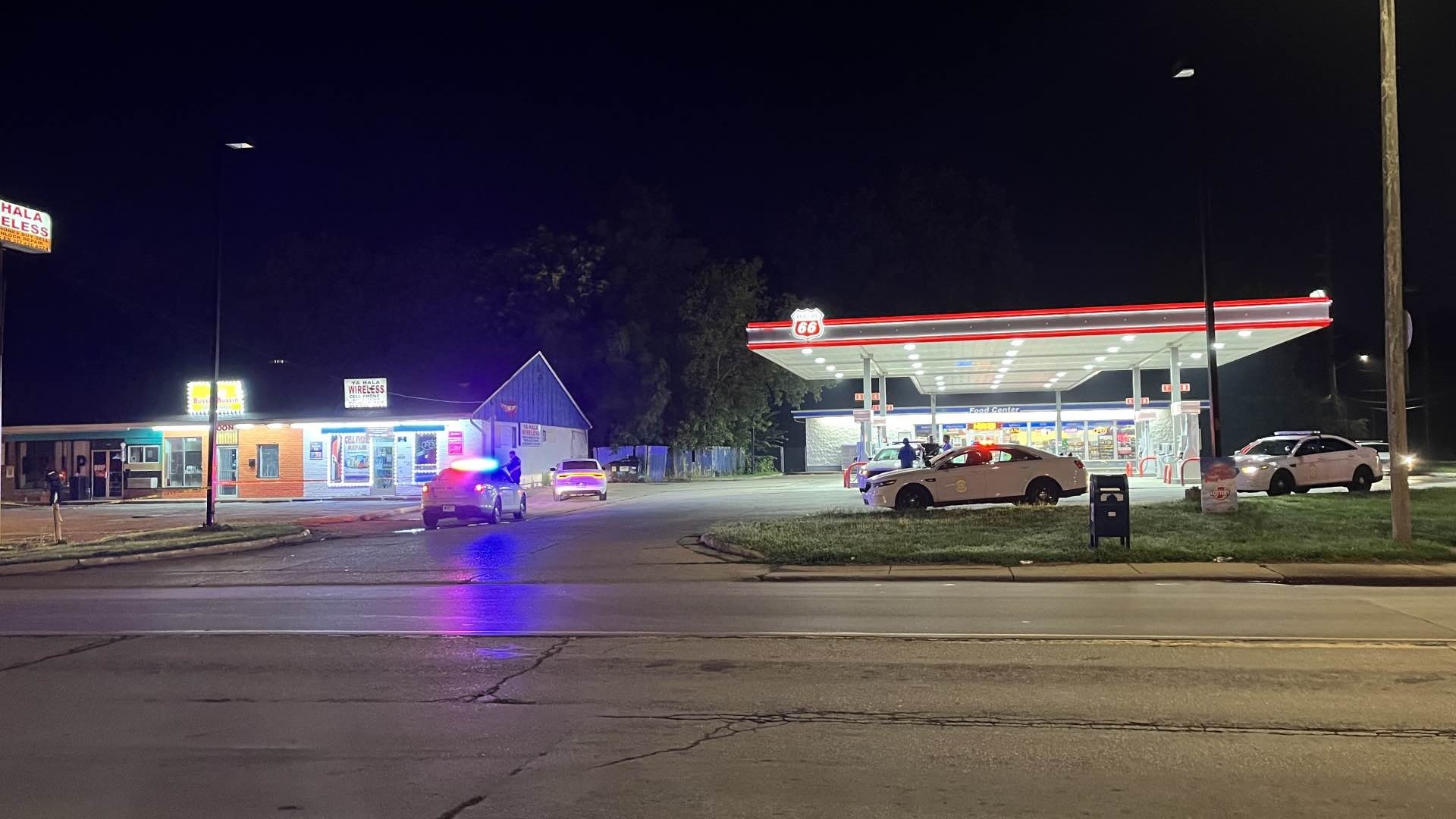 Officers responded to the intersection of East 34th Street and North Keystone Avenue around 2:15 a.m. Friday.