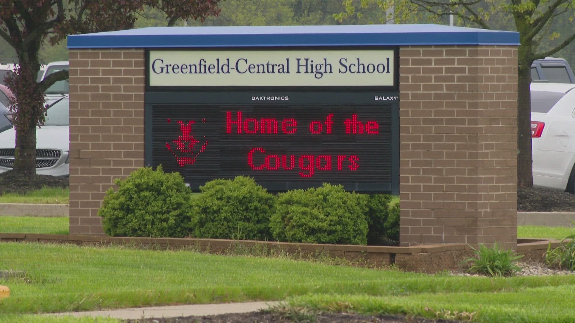 A video posted to social media has Greenfield-Central H.S. parents concerned over school security.