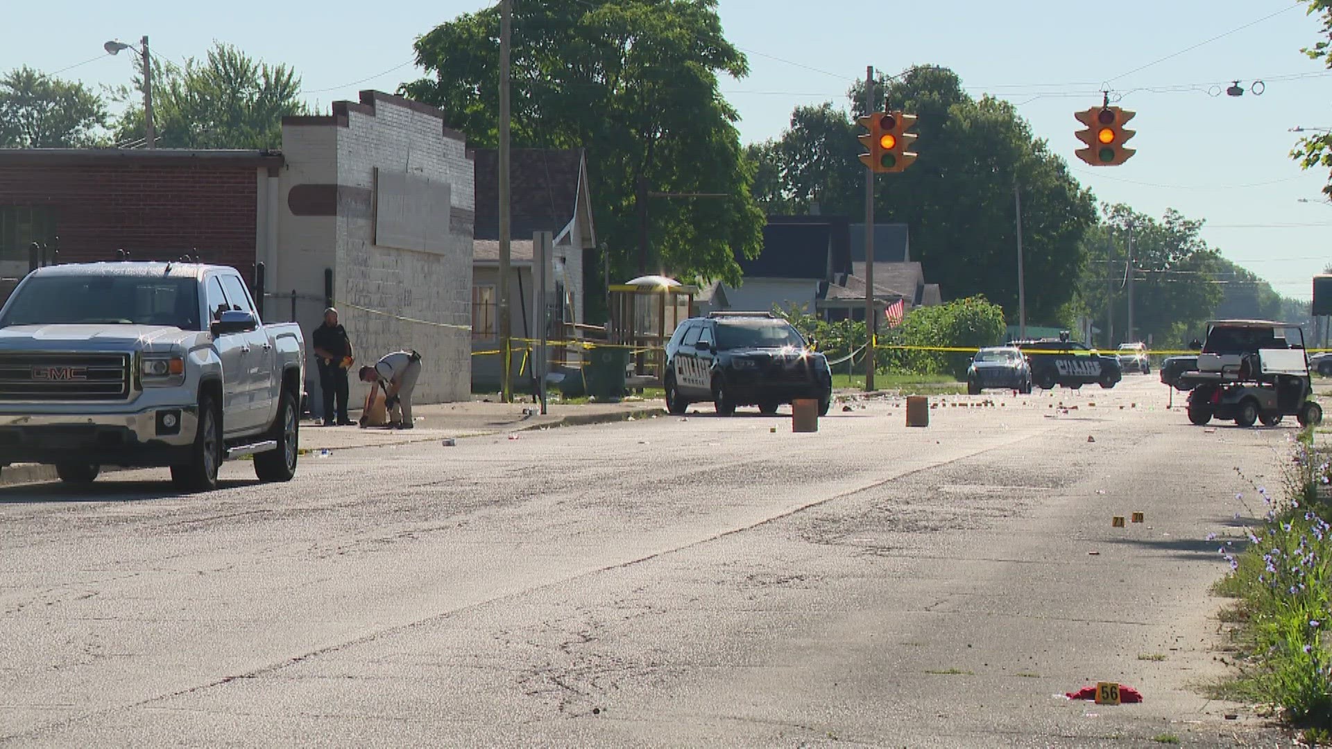 Muncie police tell us after nearly three days of investigating a mass shooting officers are hopeful.