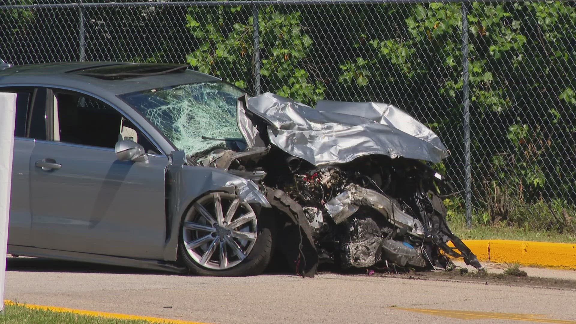 IMPD said officers responded to a report of a serious bodily injury crash on the 6000 block of Michigan Road Thursday morning.