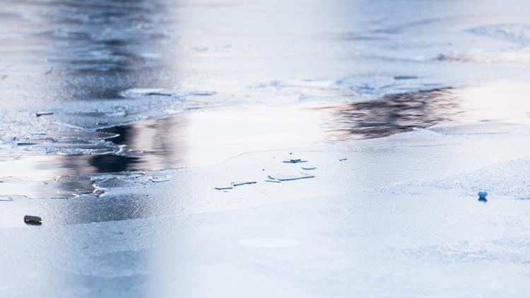 Anglers hospitalized after falling through ice on southern Indiana lake
