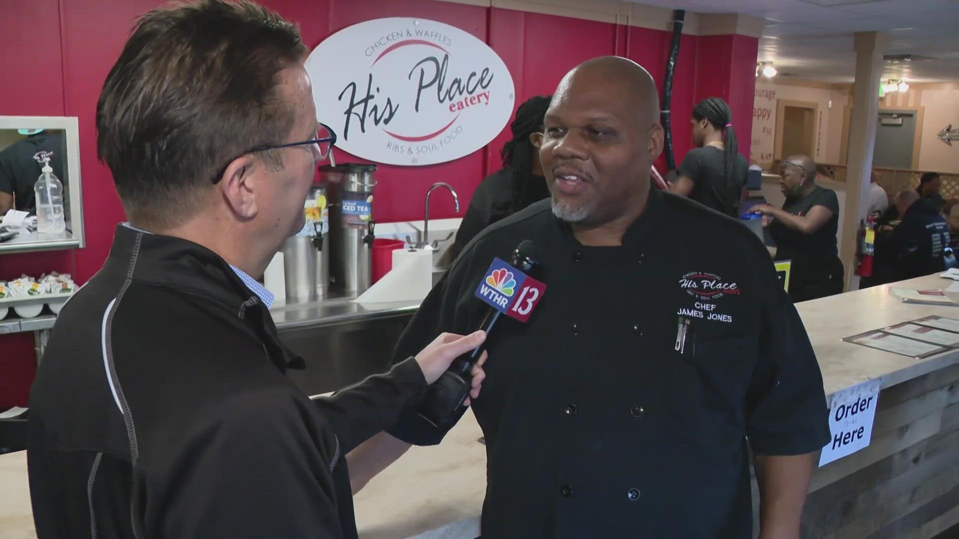Dave Calabro went to the popular His Place Eatery in Indianapolis to hear the good news!