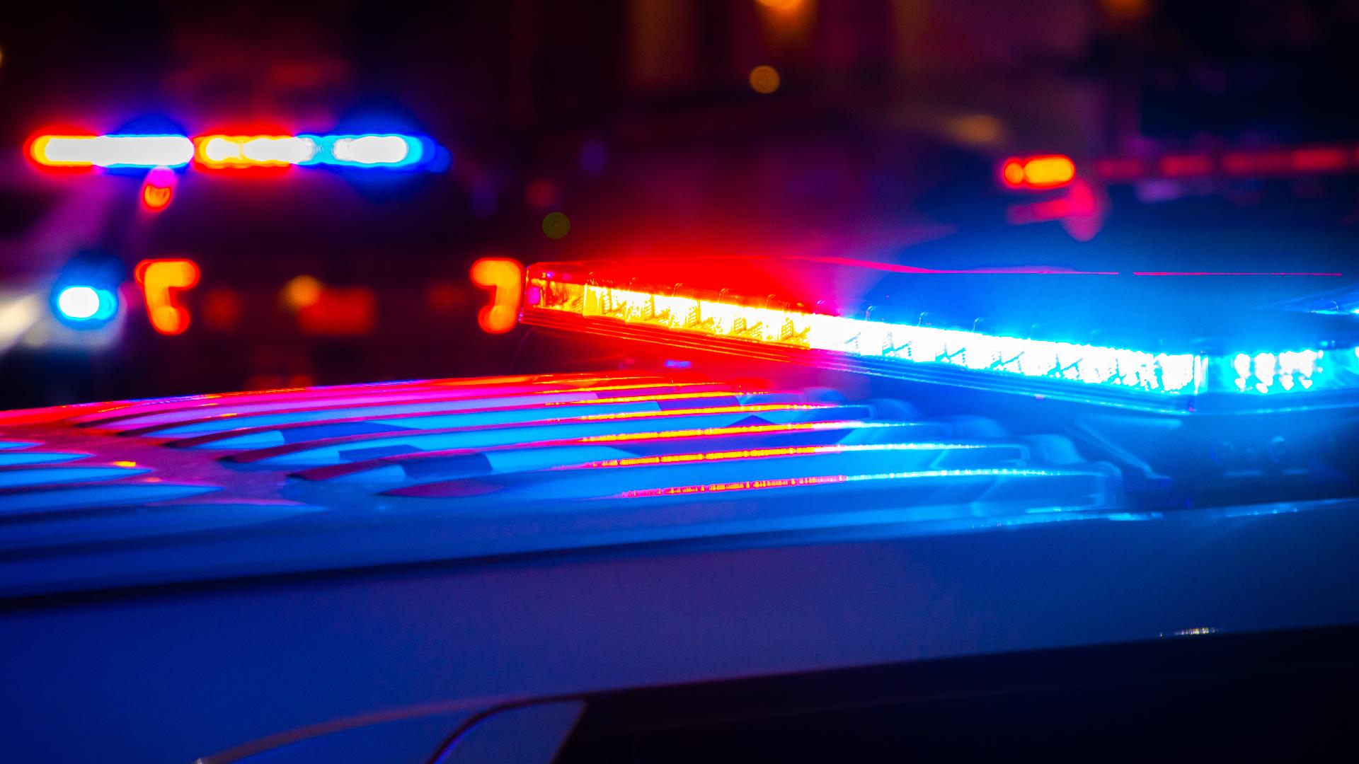 The officers, who suffered minor injuries, were leaving the fairgrounds after working at the Noblesville High School graduation ceremony.