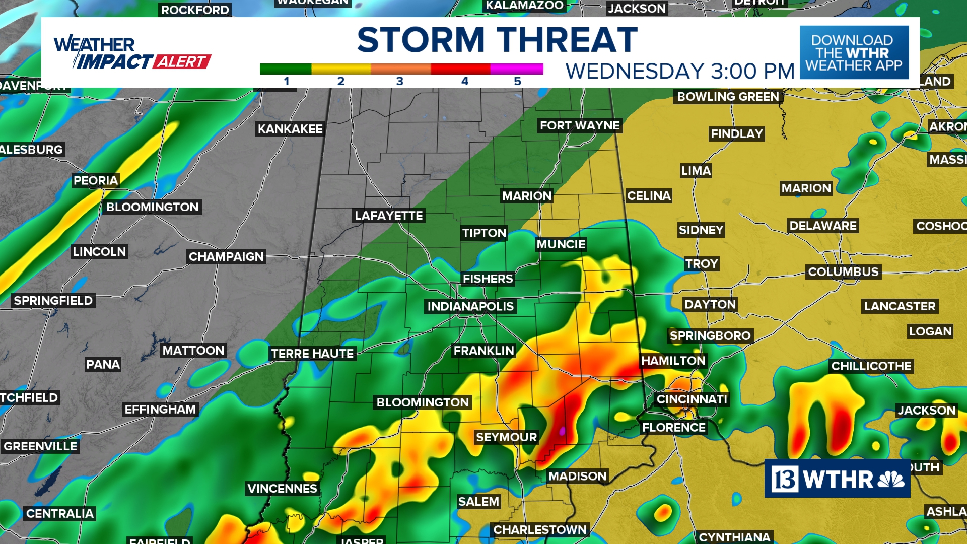 Severe storms over for now | Weather Impact Alert | wthr.com