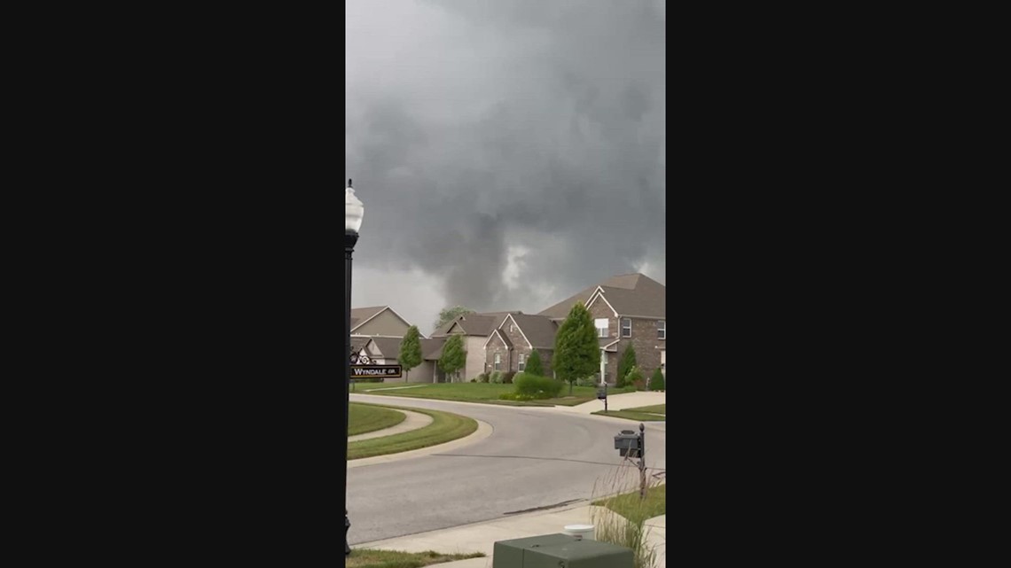 Tornado video from Bargersville, Indiana on June 25, 2023