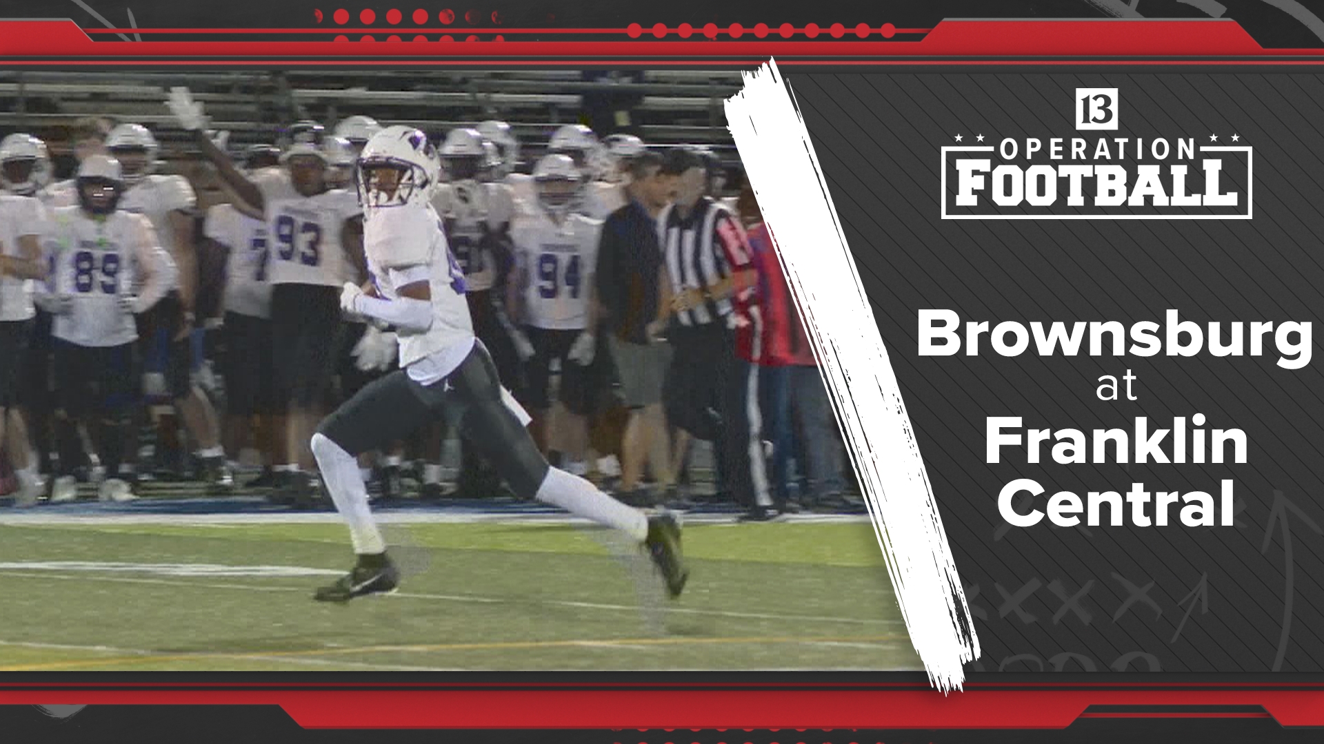 Check out highlights from Class 6A No. 1 Brownsburg's 40-0 win over Franklin Central on Operation Football!