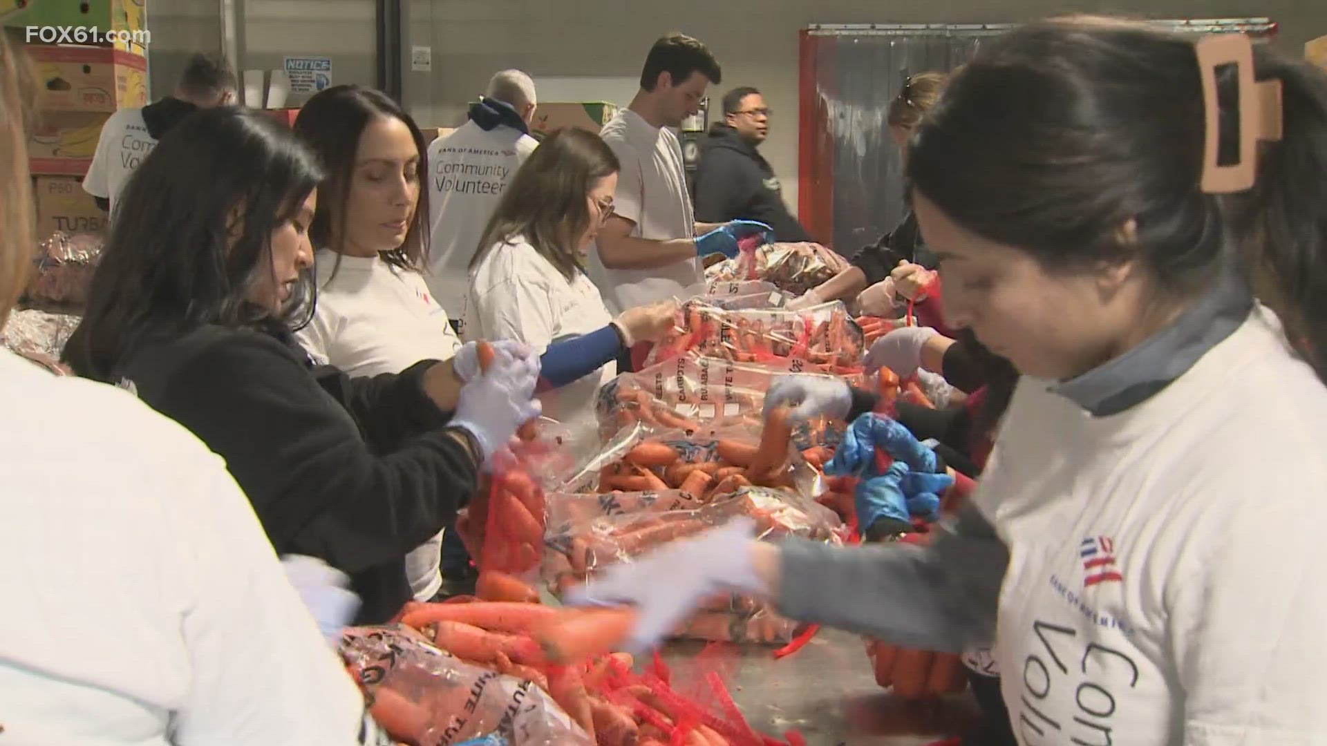 Connecticut Foodshare will be distributing 52,861 meals to over 650 partner programs Tuesday as families begin their Thanksgiving preparations