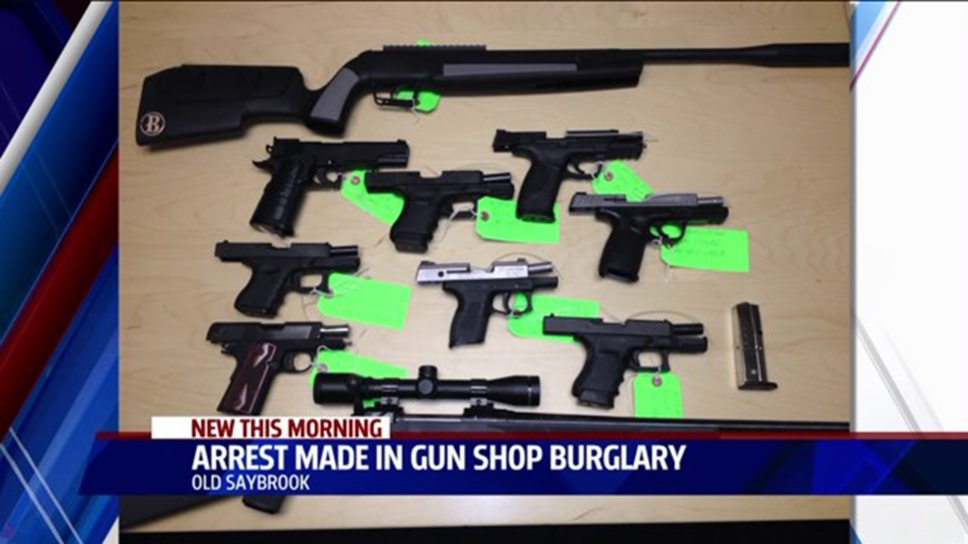 Arrest Made In Gun Burglary
