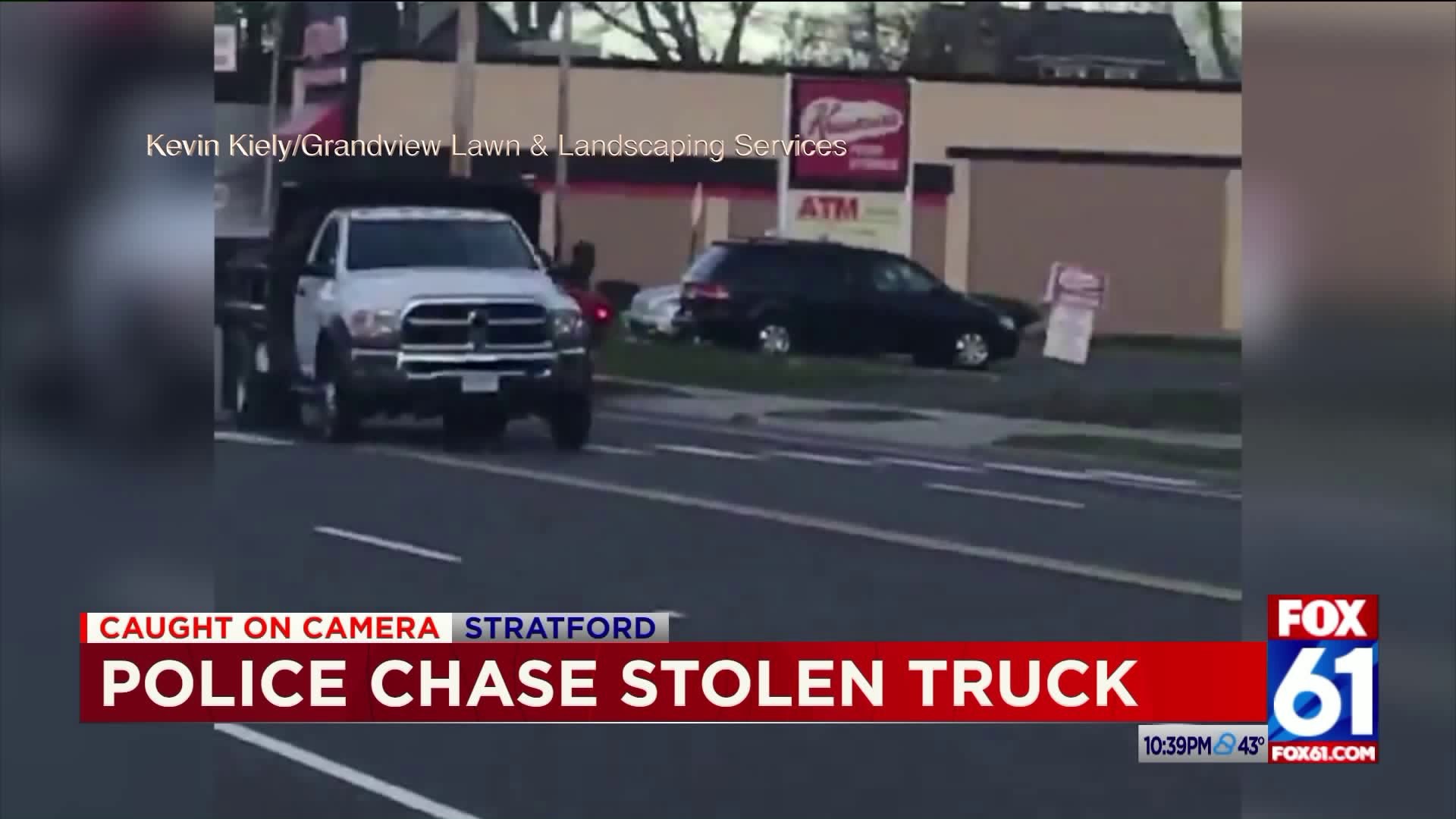Police chase stolen truck