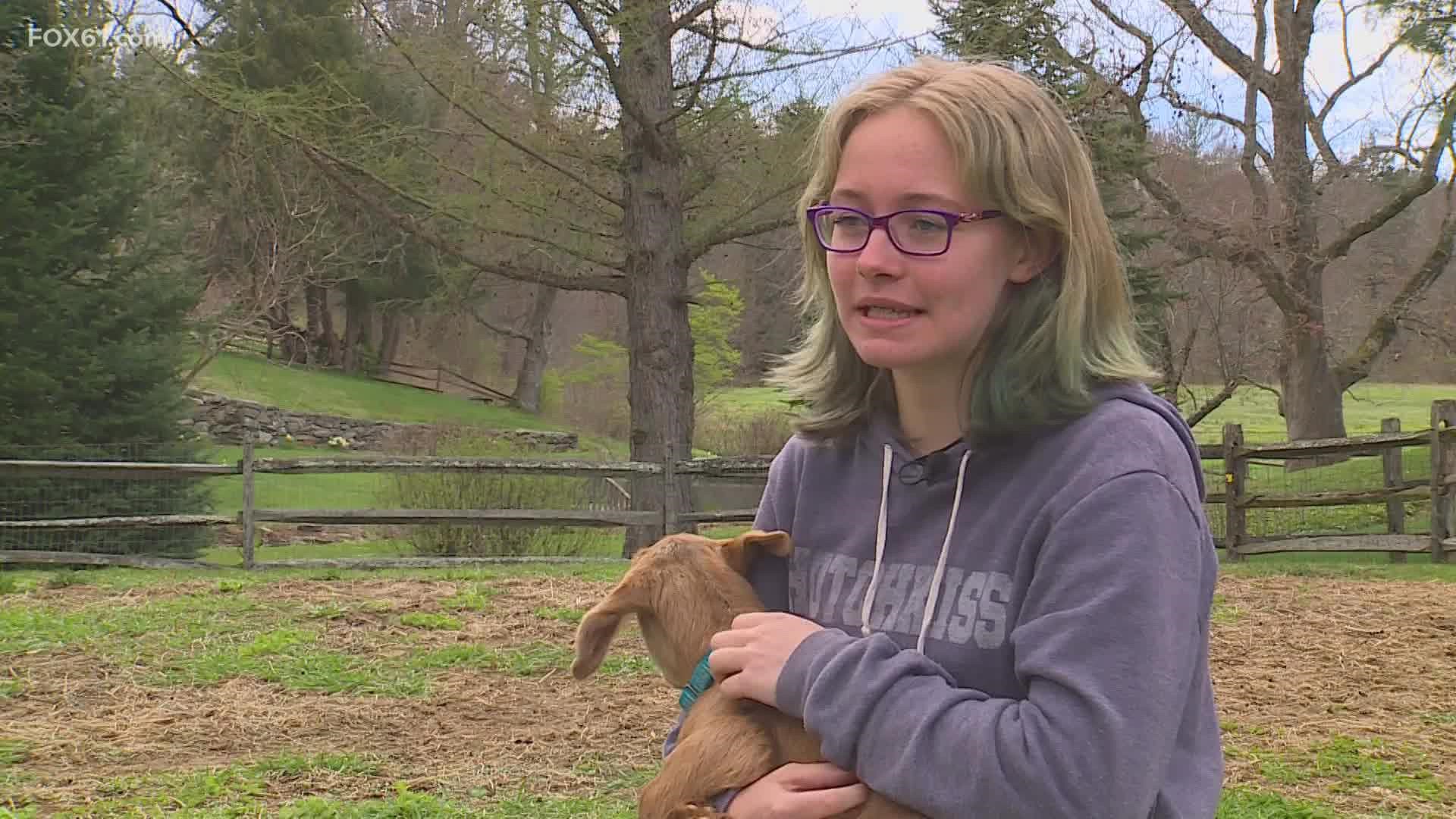 A major part of these student's school life is helping run a farm