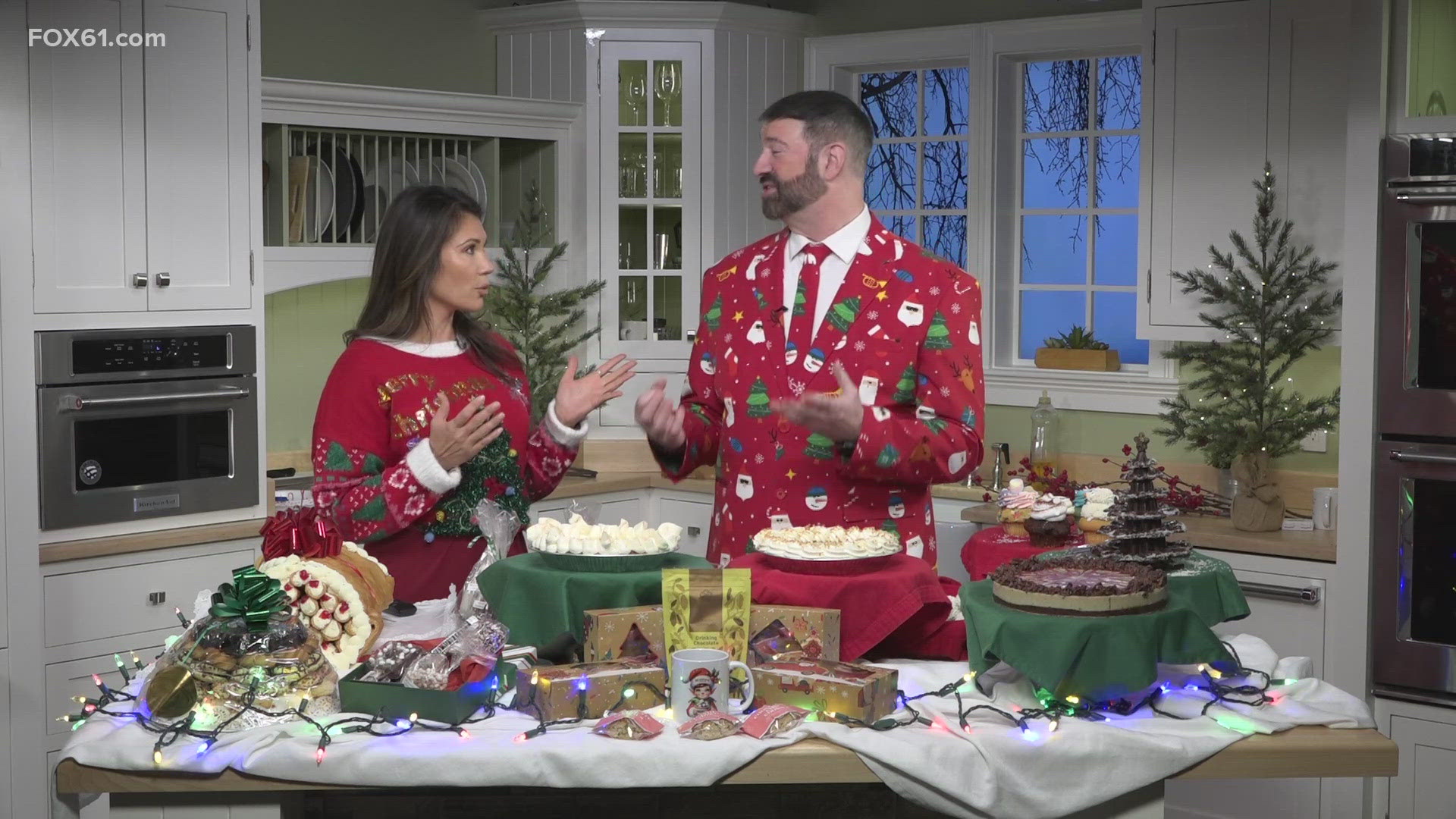 Alex P Taylor shows off many treats from Connecticut's local businesses that will make you the holiday party MVP this holiday season.