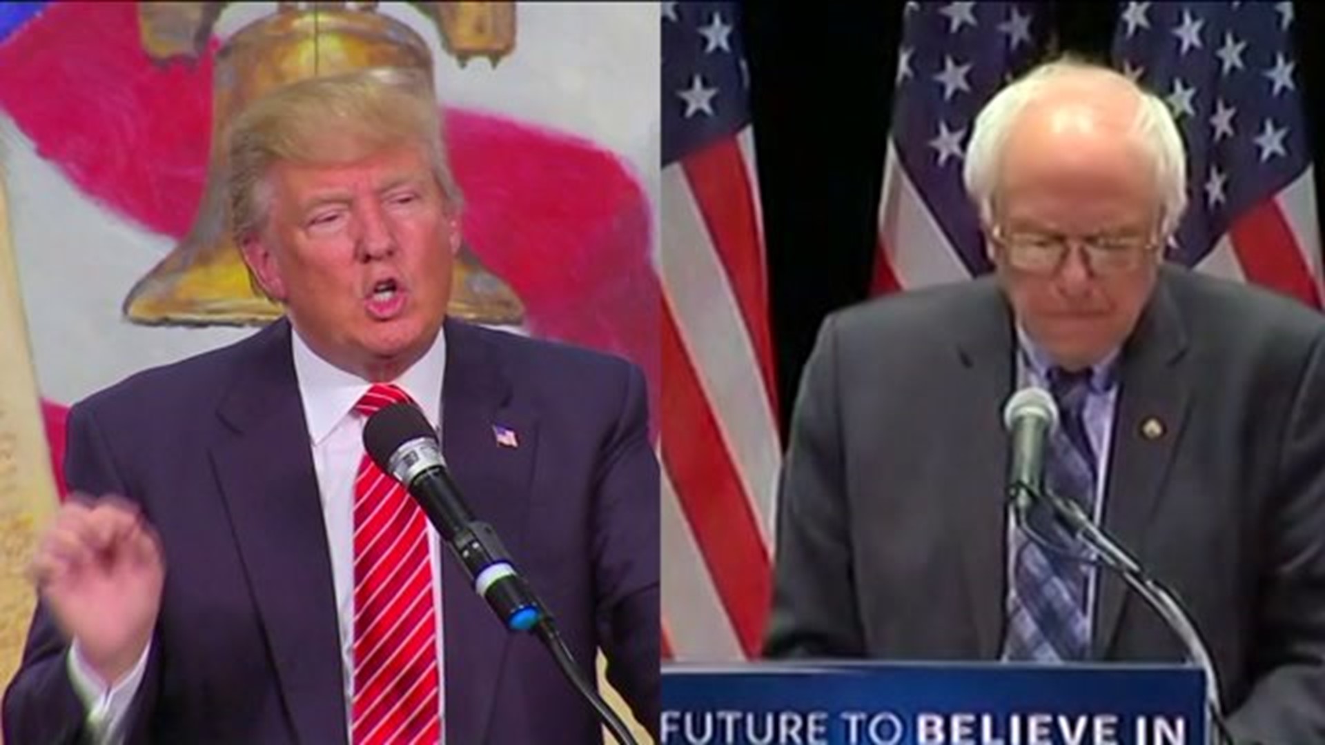 Local Trump and Sanders supporters weigh in