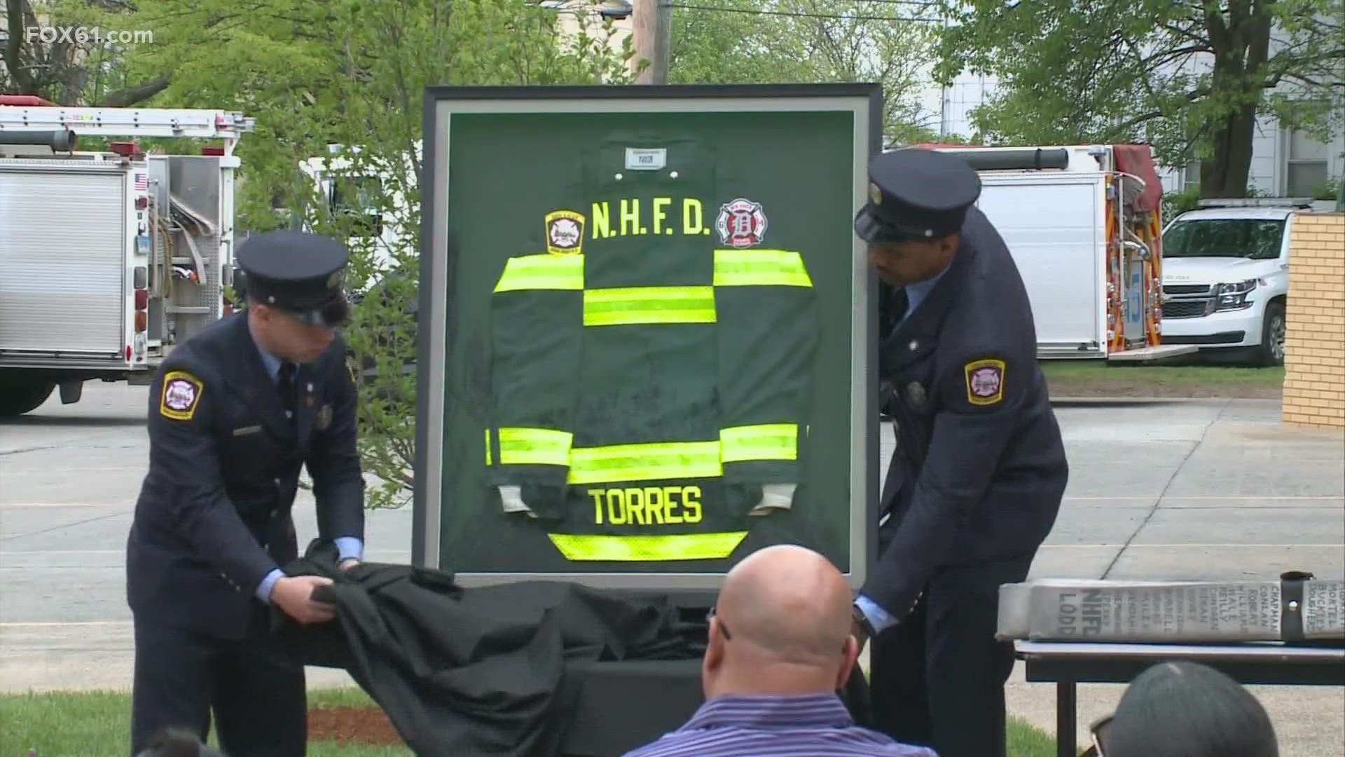 Ricardo Torres Jr. was given a memorial at the Dixwell Station in New Haven