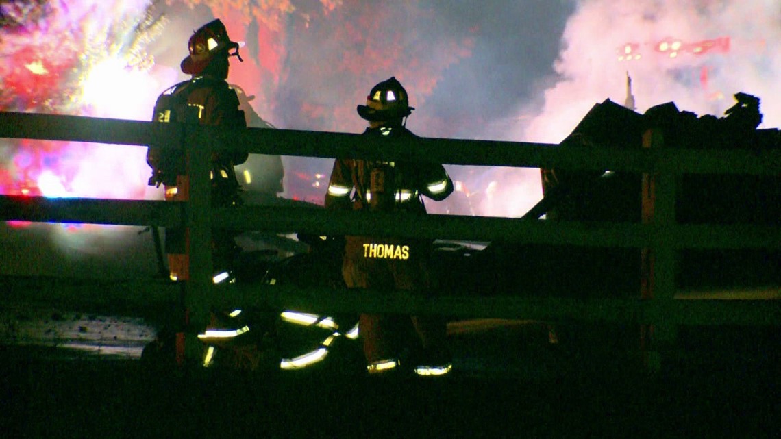 Enfield officials investigate barn fire as arson