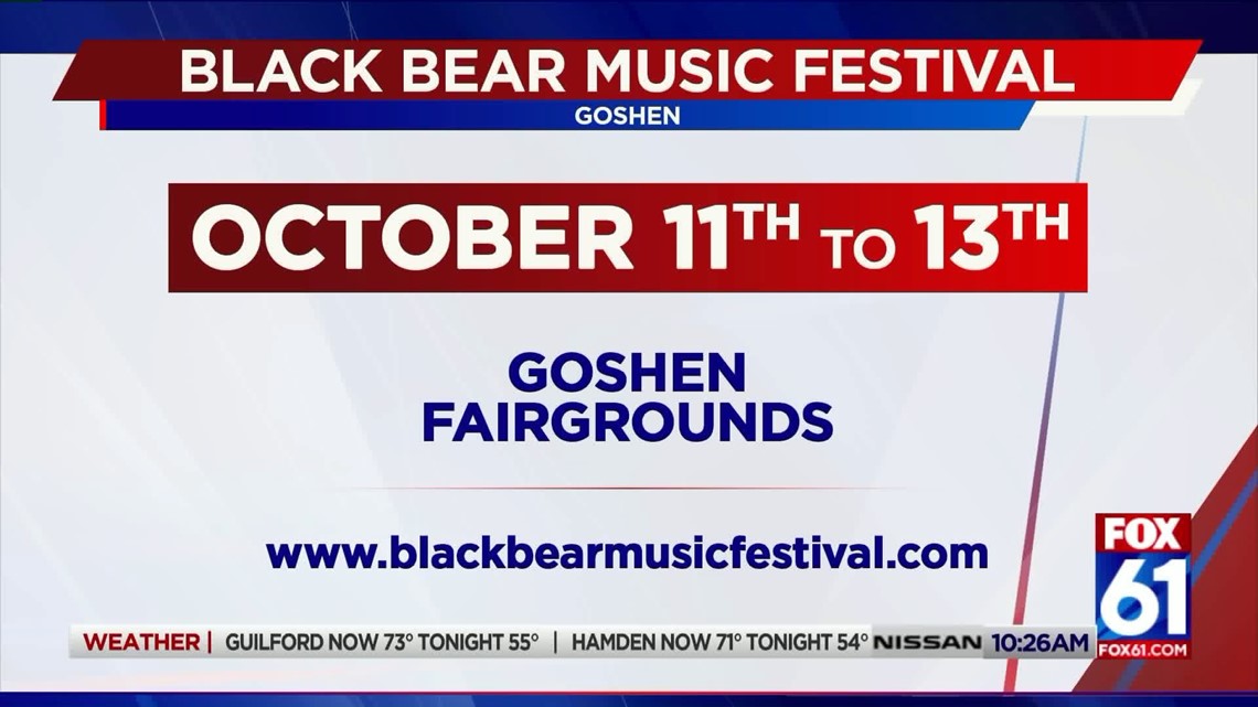 The Black Bear Music Festival at Goshen Fairgrounds