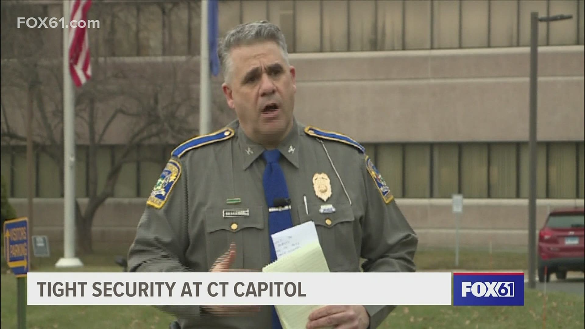 Commander of the State Police on security at the Capitol