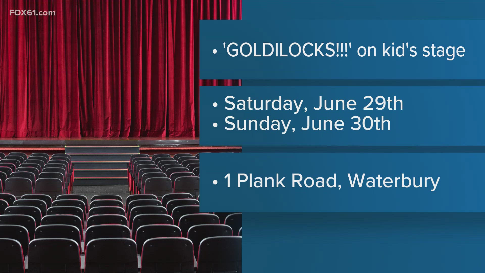 Simone LoCastro and Scott Kealy with the show "GOLDILOCKS!!!" discuss the upcoming show playing this weekend!