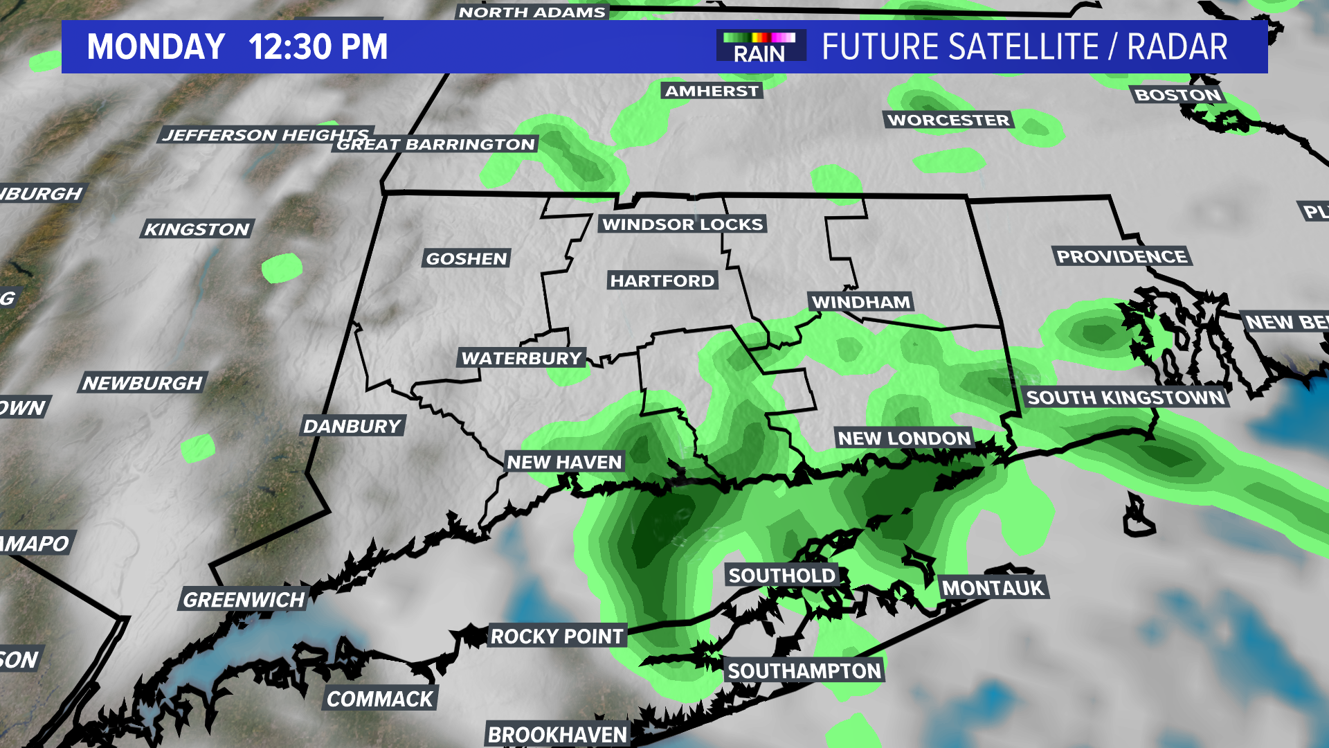 Connecticut's latest weather forecast