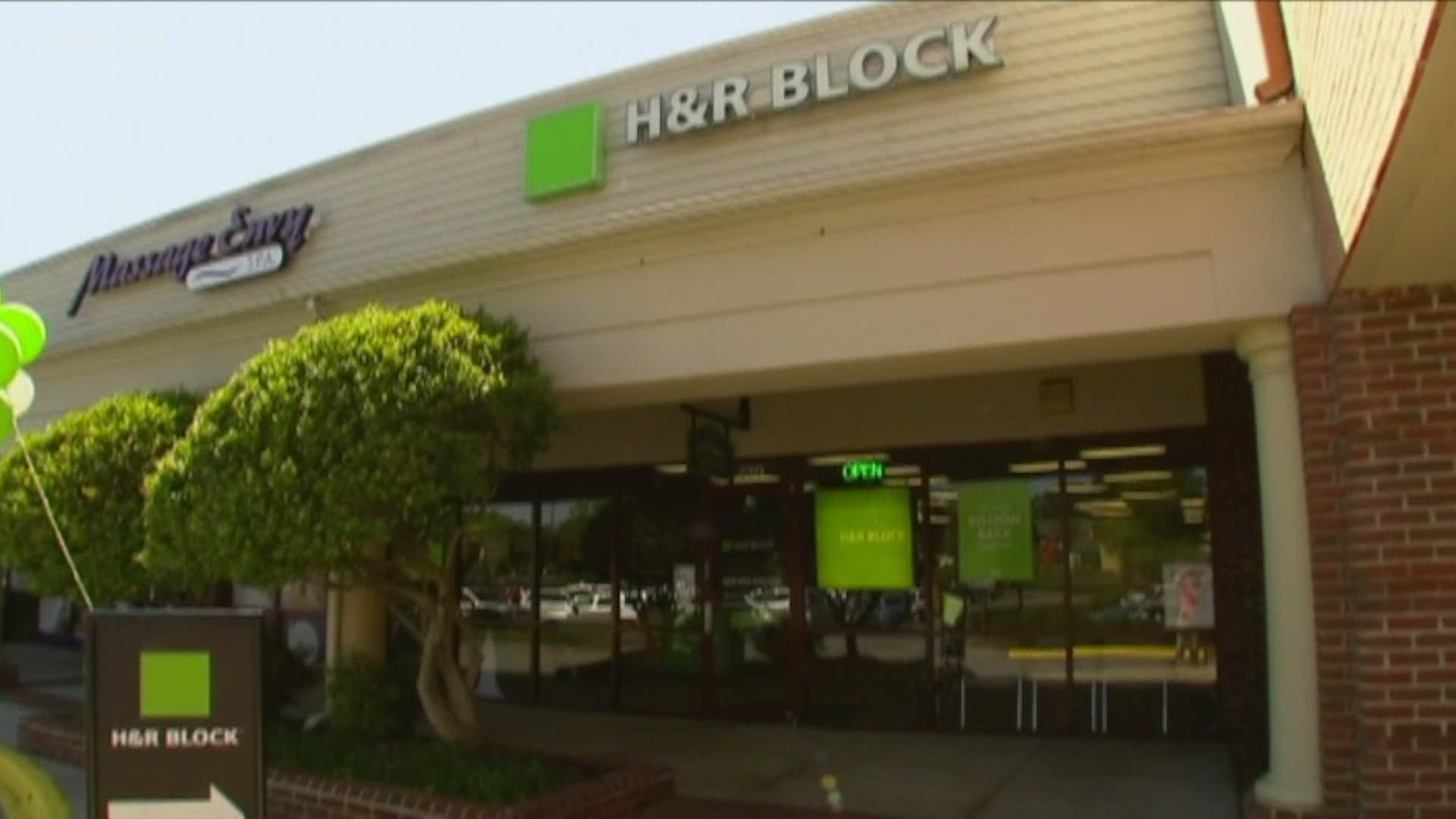 H&R Block said if they have service agents ready to speak to anyone who is affected.