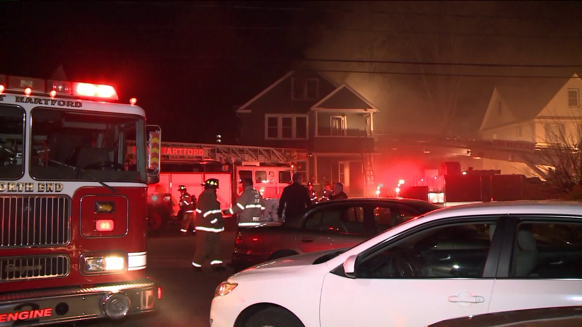 Two rescued from East Hartford fire