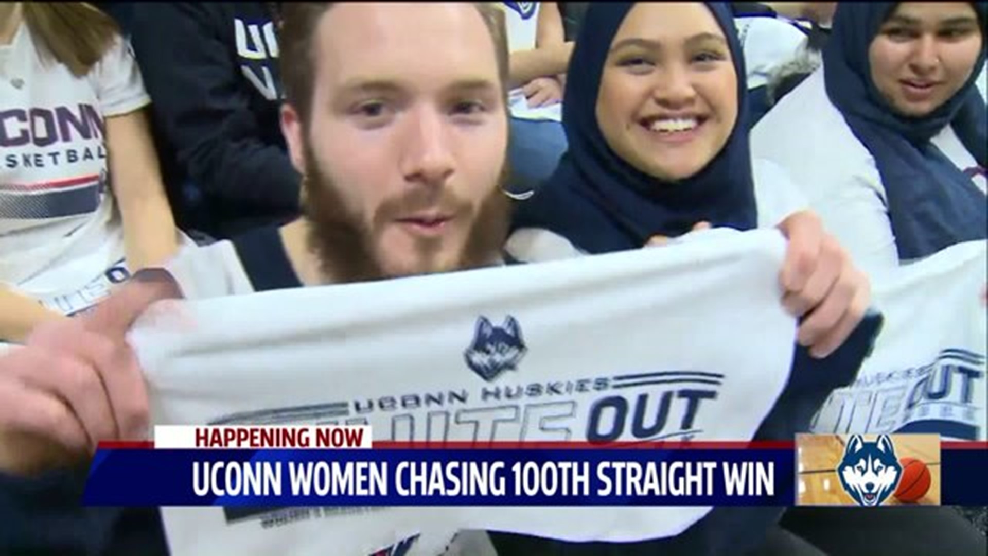 Fans hope to see UConn Women break 100 straight wins