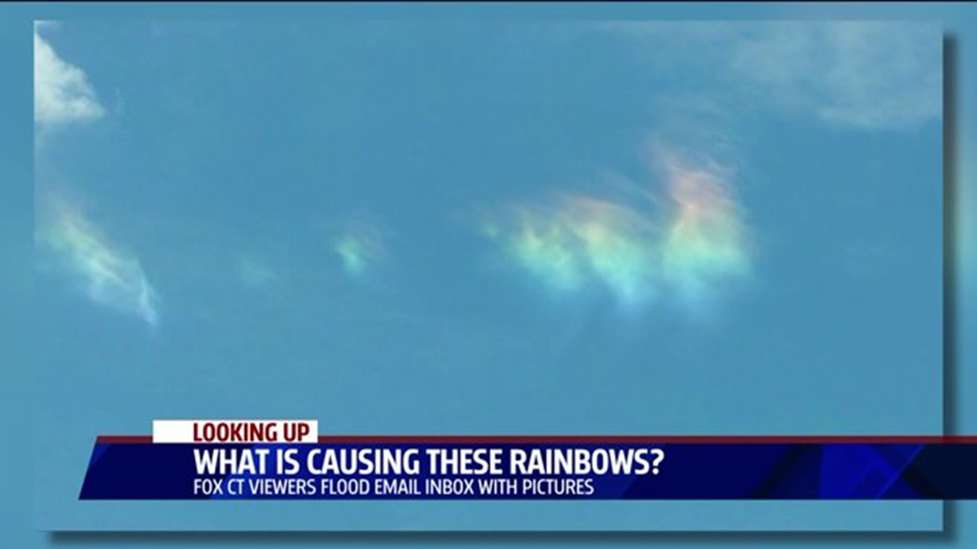 Rainbow orbs in the sky: angels or science?