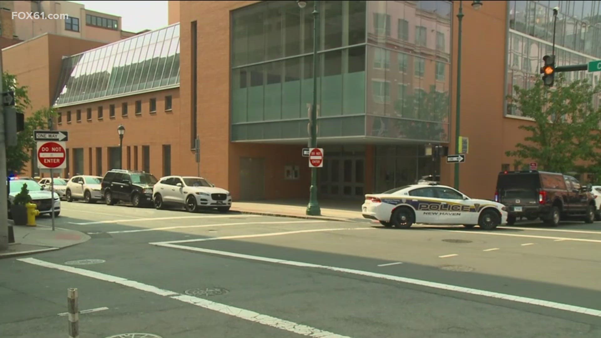 New Haven school in lock down after report of person with a gun