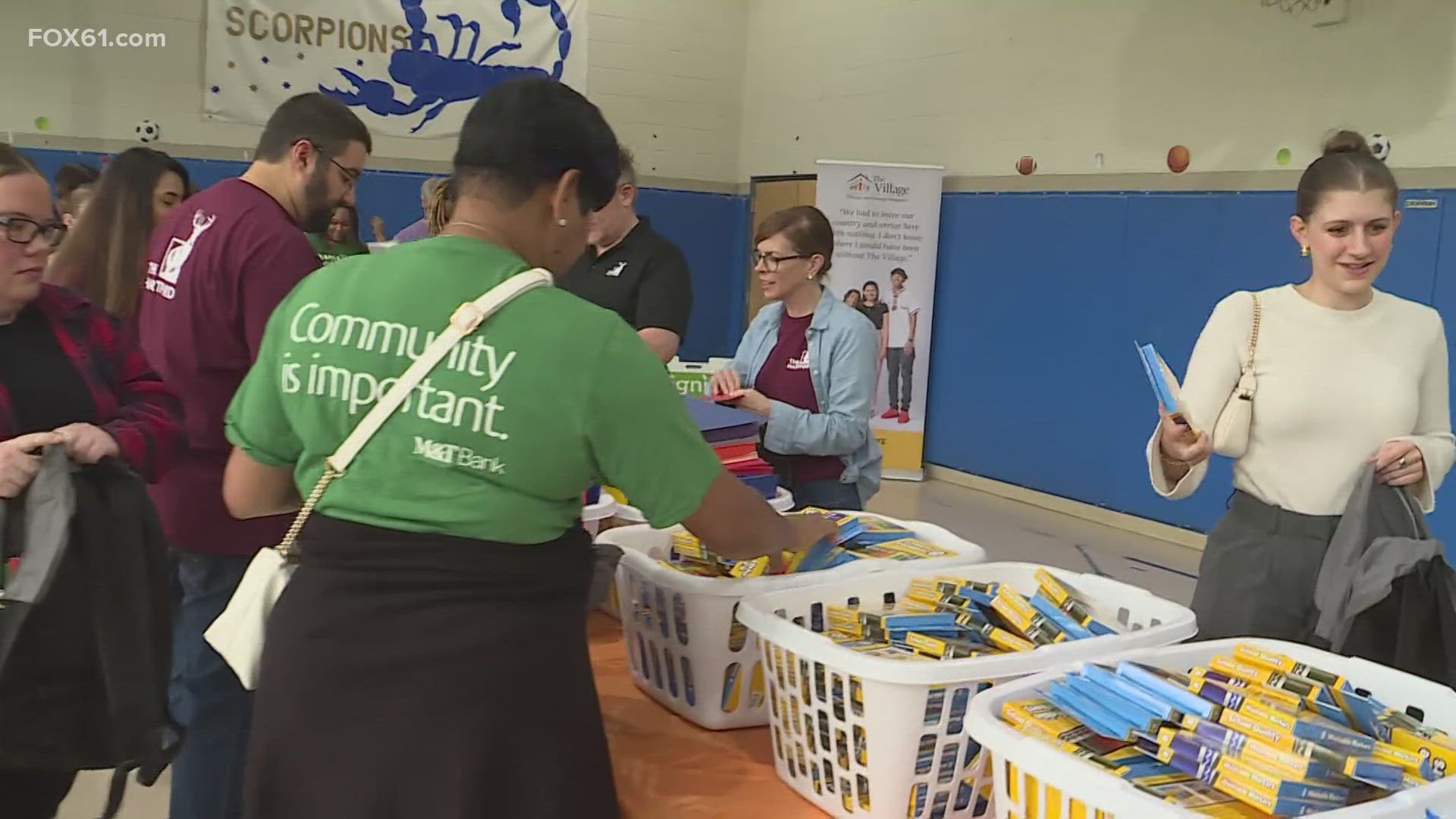 The nonprofits teamed up to get young people ready for back-to-school, supplying families with everything from classroom supplies to hygiene products.