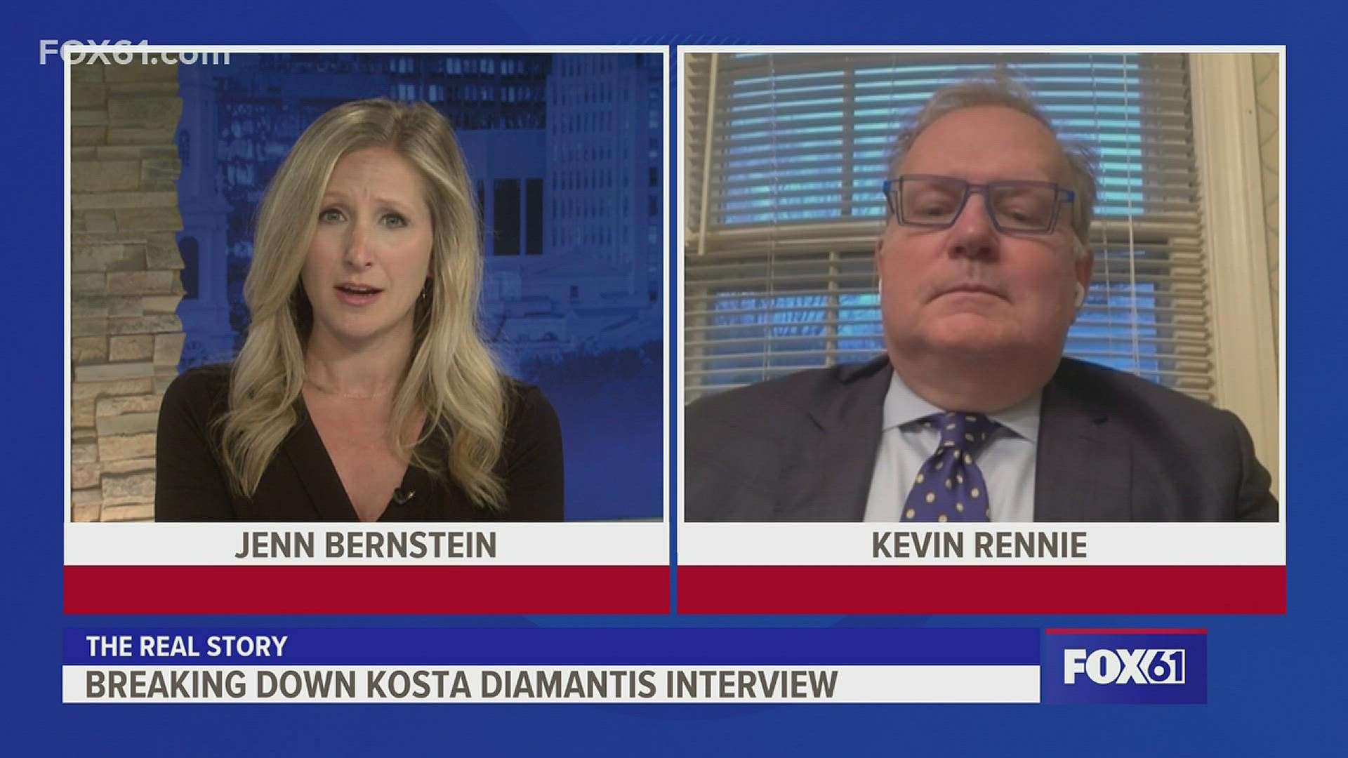Kevin Rennie, Columnist for the Hartford Courant, breaks down Kosta Diamantis' 1-on-1 interview with Real Story host Jenn Bernstein.
