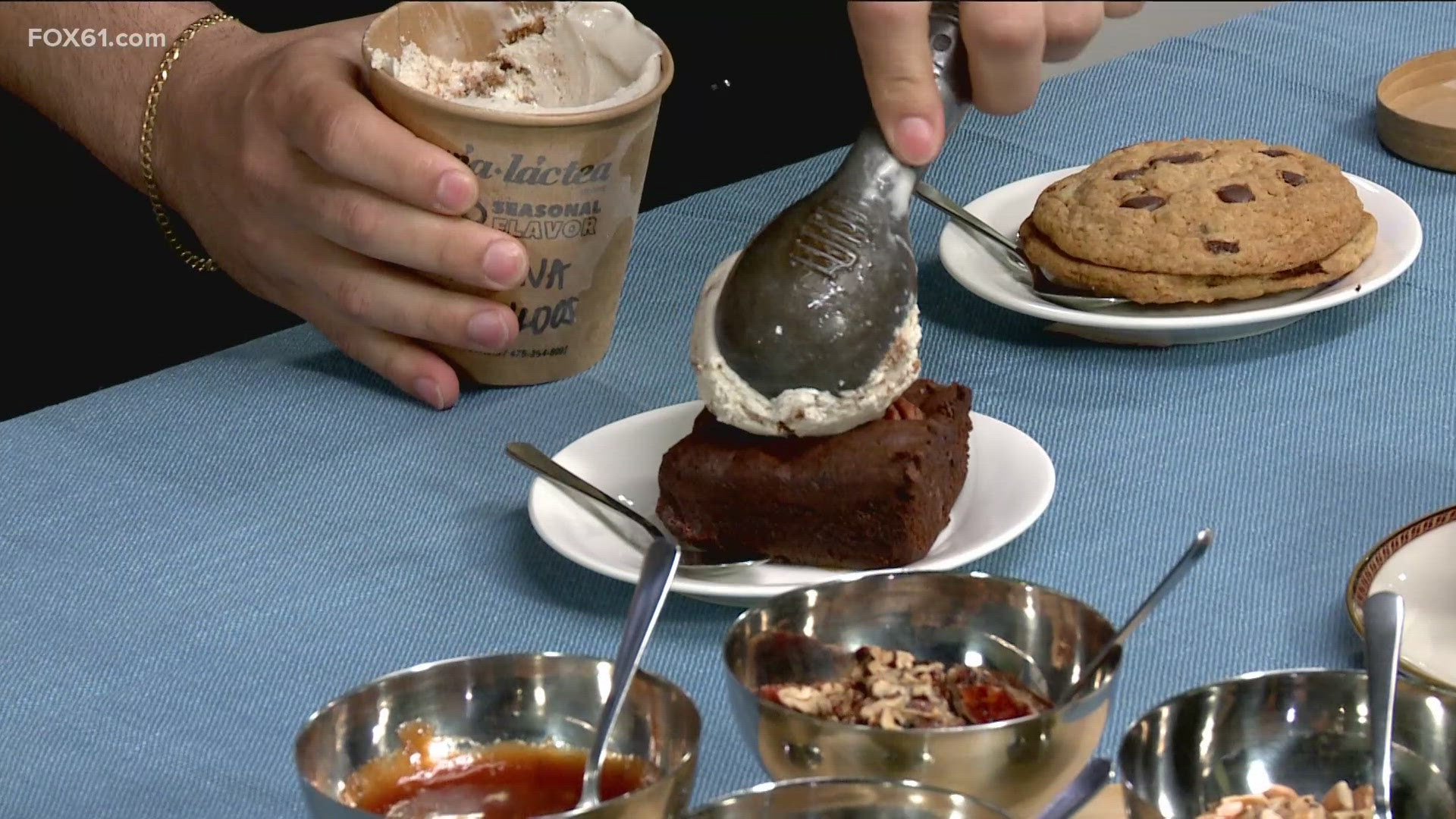 Reinaldo Sanchez with Via Lactea is in the FOX61 kitchen showing us some delicious plant-based frozen desserts! 