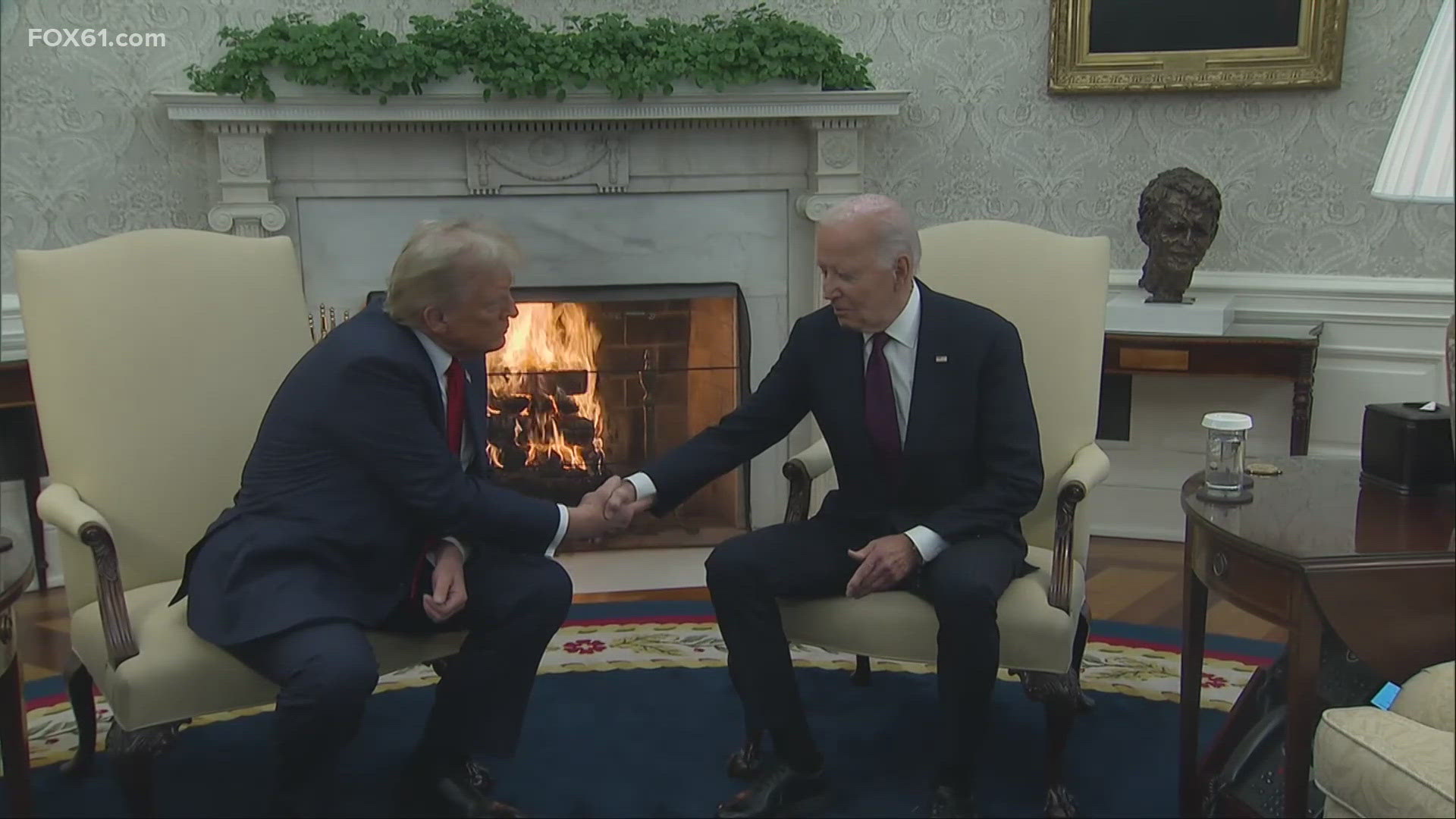 President-elect Donald Trump met with President Joe Biden in the Oval Office Wednesday.