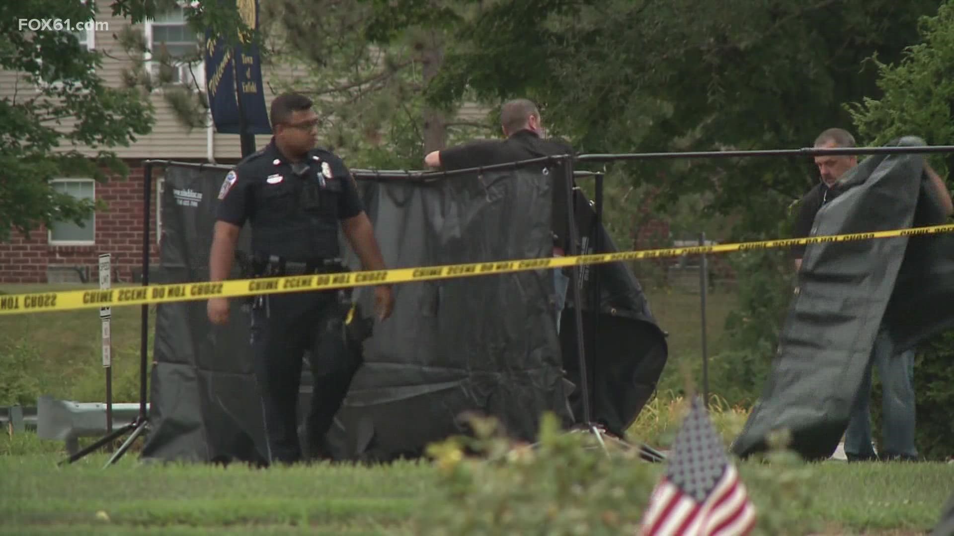 Enfield police have made an arrest in the death of a man found in the gazebo of the town green in August.