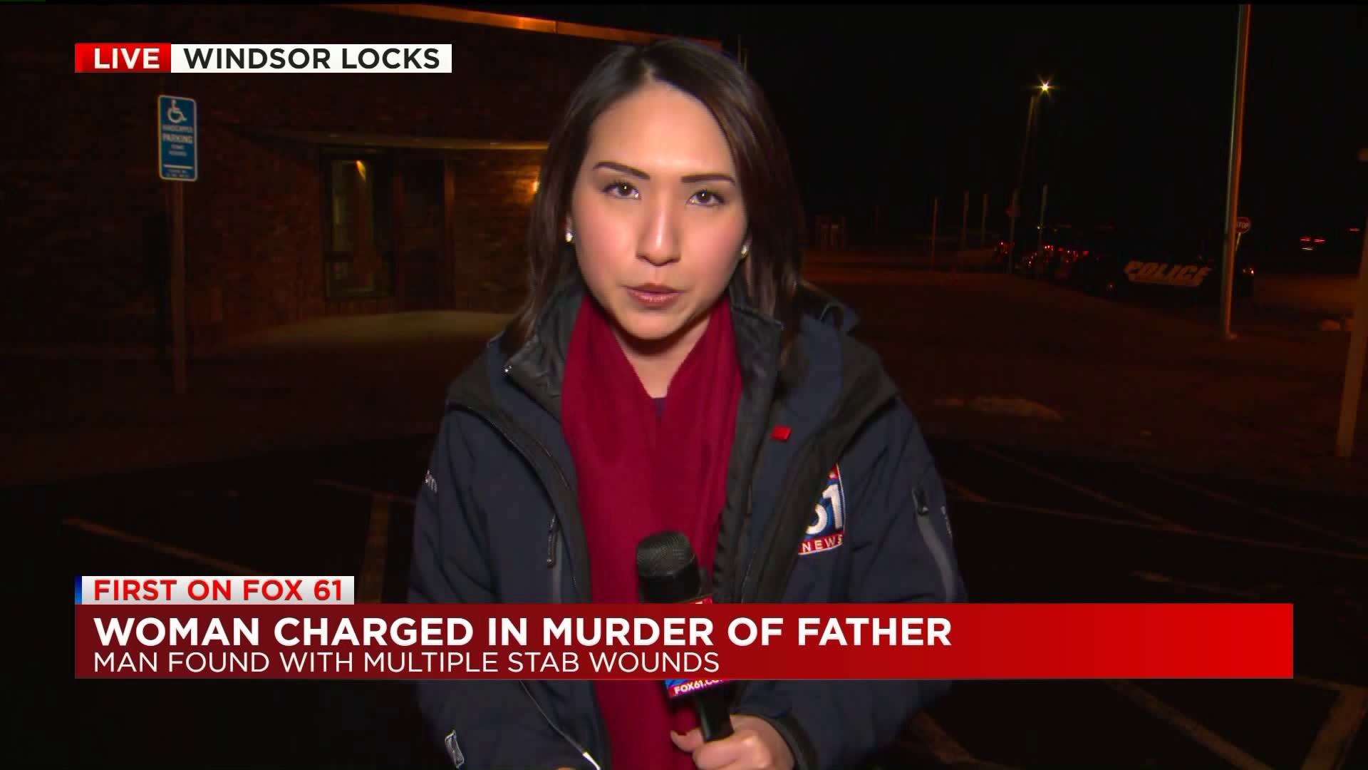 First on FOX 61: Woman arrested for murder of father in Windsor Locks