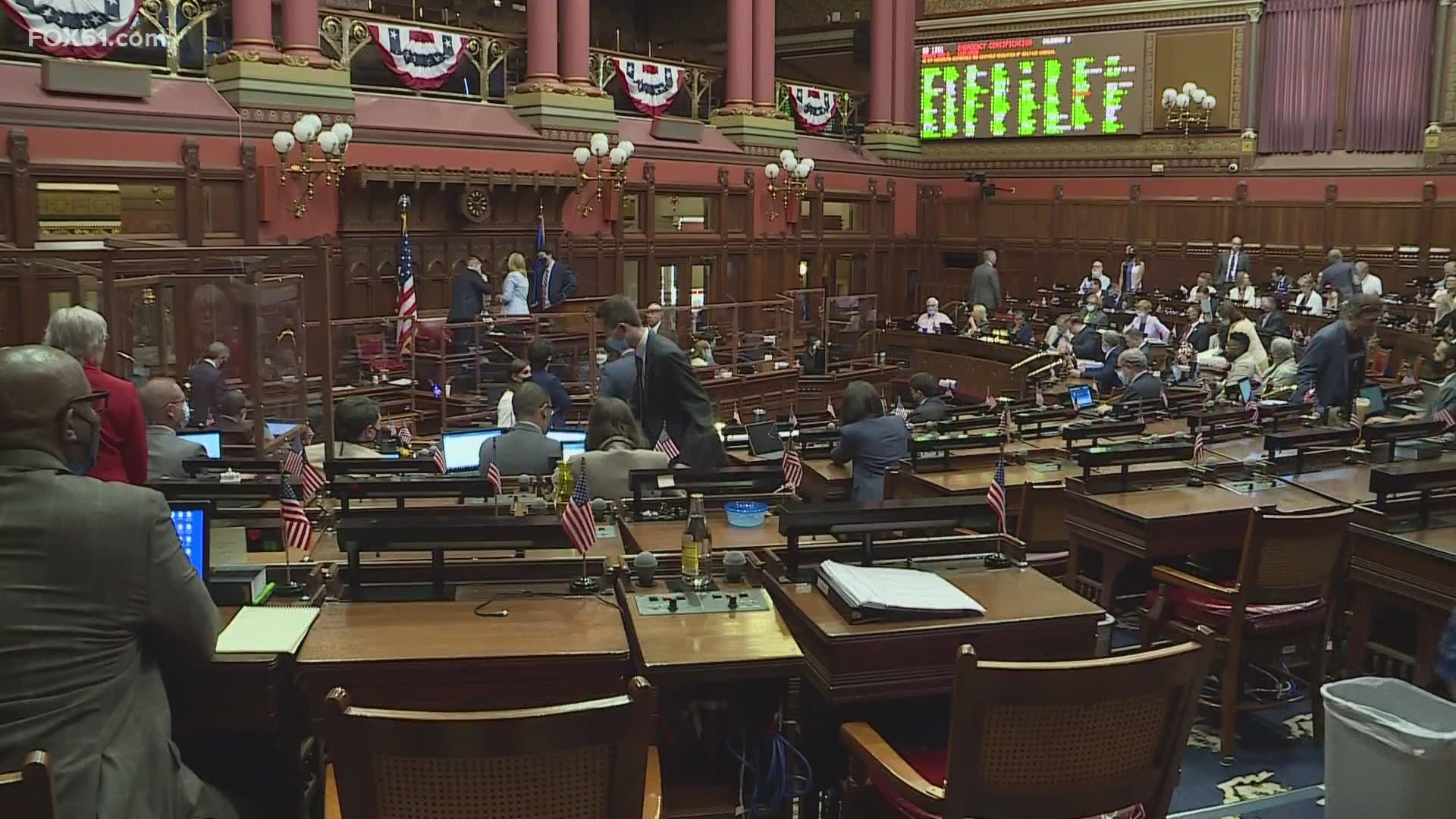 The State Senate passed a specific amendment that caused Gov. Lamont to threaten a veto, now the debate continues in the House.