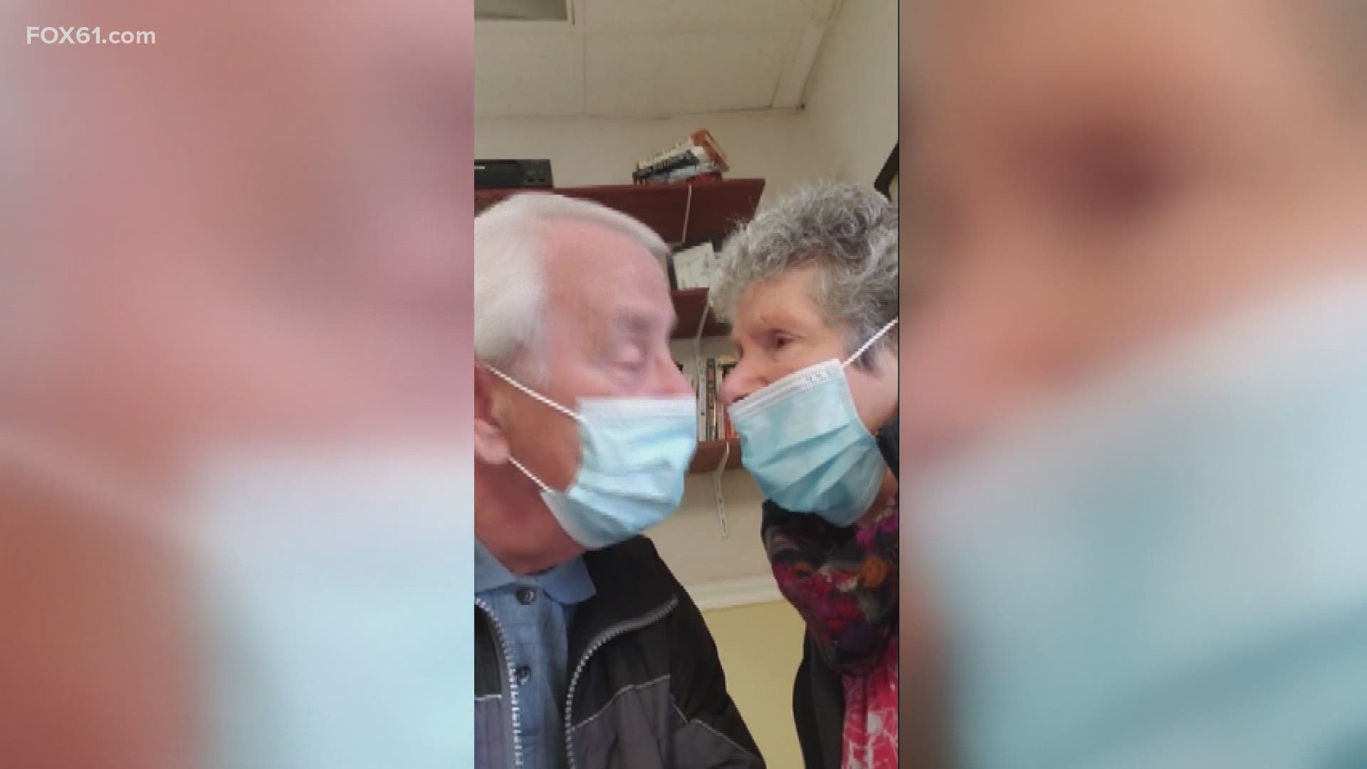 Not since 2020, has the husband been able to visit his wife of 53-years because she was in a nursing home. He sent videos of him singing to her as a way to cope.