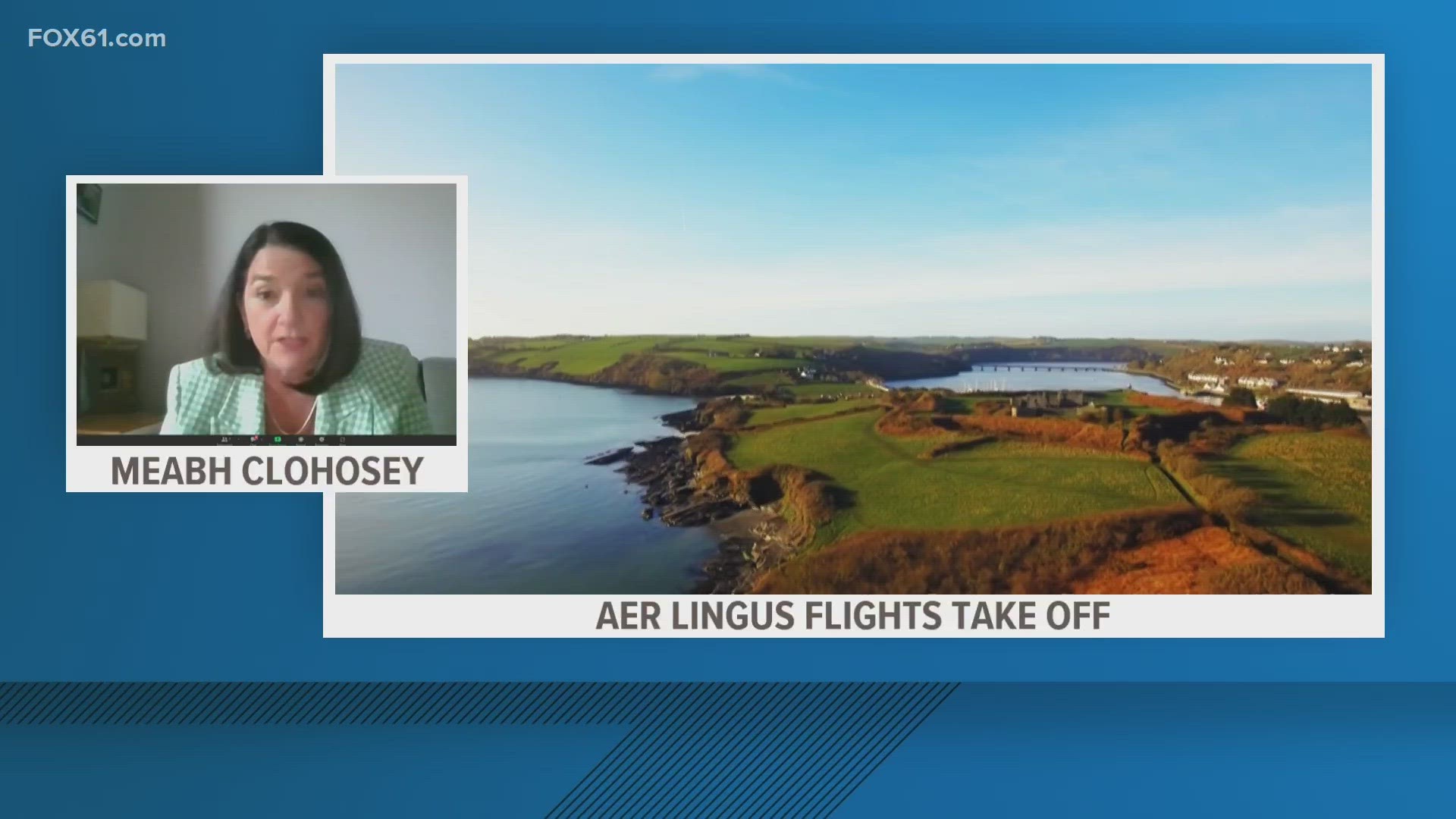 Aer Lingus is returning to Bradley Int'l Airport with flights to Ireland available. Meabh Clohosey talks to FOX61 about the comeback.