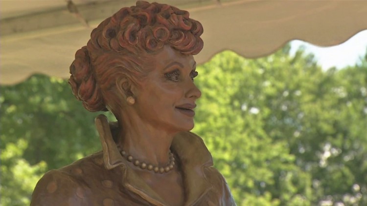 ‘scary Lucy No More Town Reveals New Lucille Ball Statue