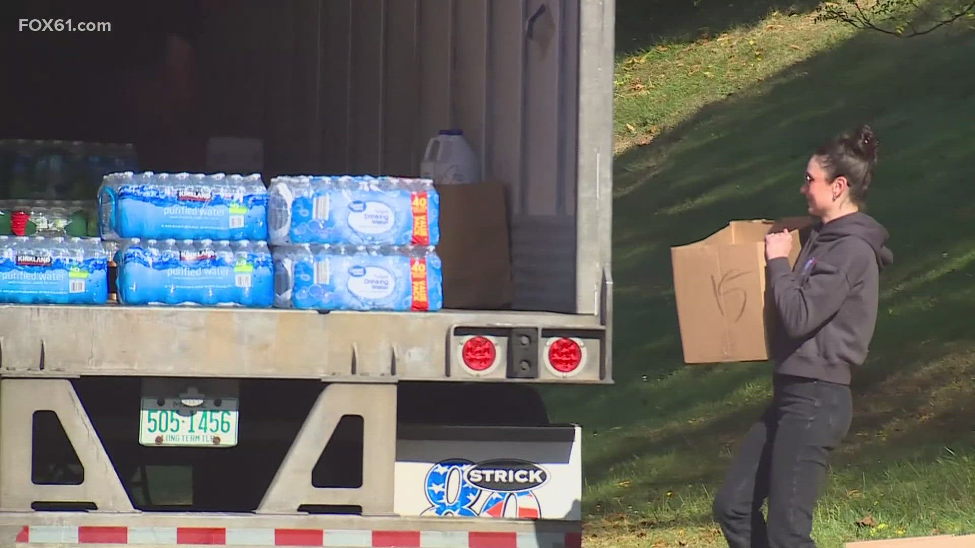 Several Groton businesses are working together to gather and donate food and supplies for those impacted by the hurricane in North Carolina.