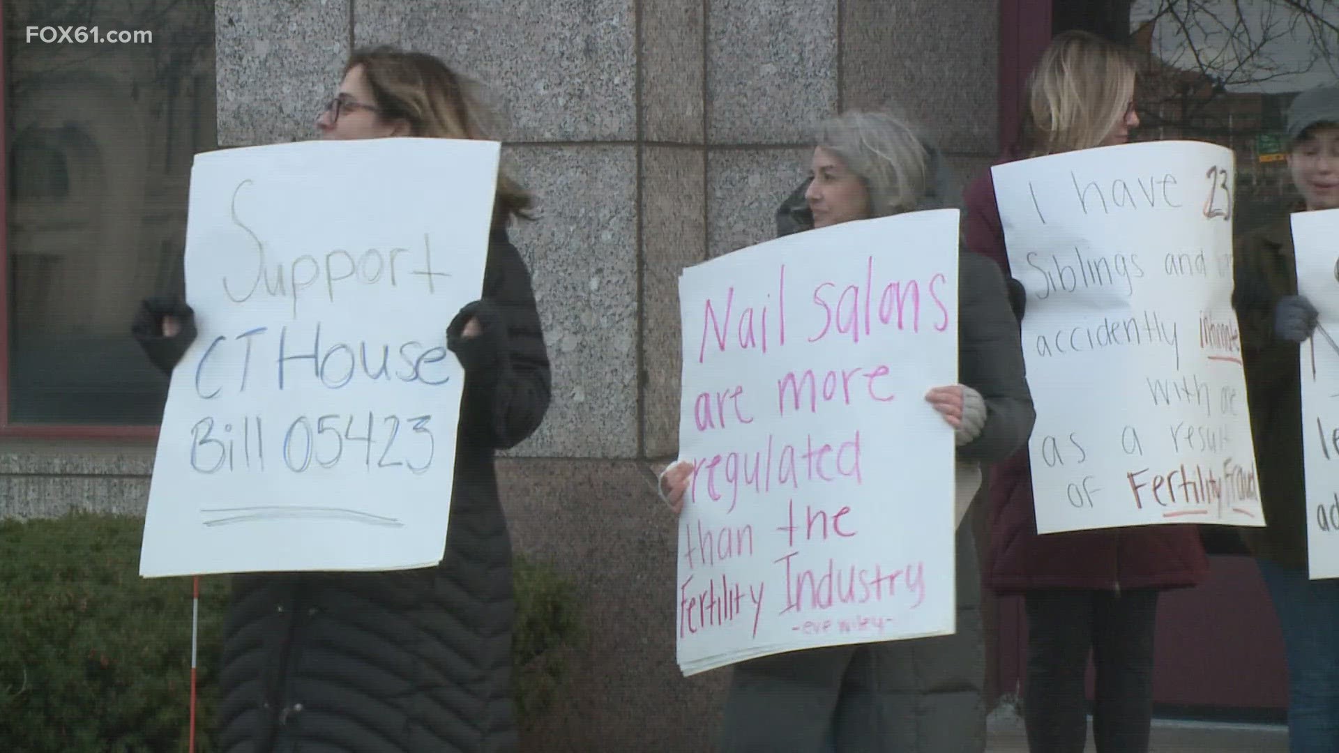 FOX61's Emma Wulfhorst was at an emotional hearing where victims of "fertility fraud" were calling on lawmakers to pass a bill to get the justice they deserve.