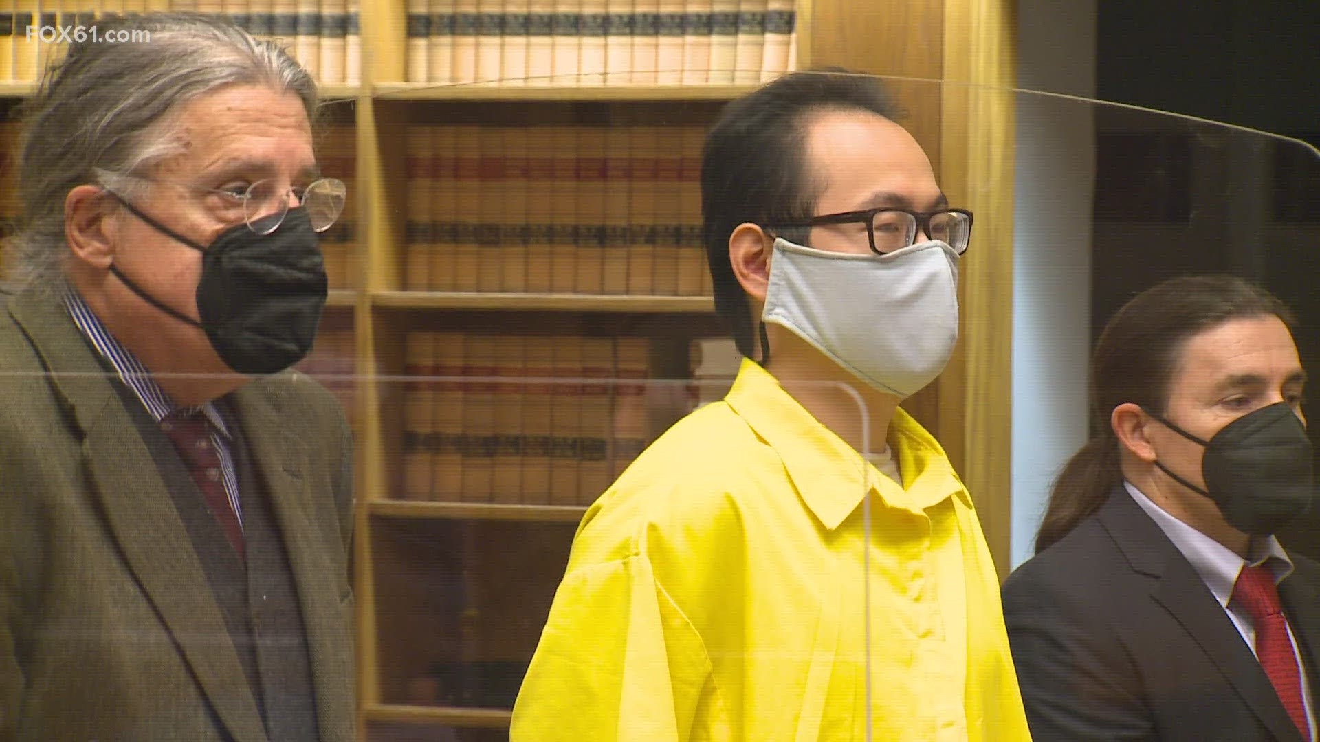 Qinxuan Pan apologized for his actions Tuesday during a hearing in a New Haven courtroom packed with family and friends of the victim, Kevin Jiang.