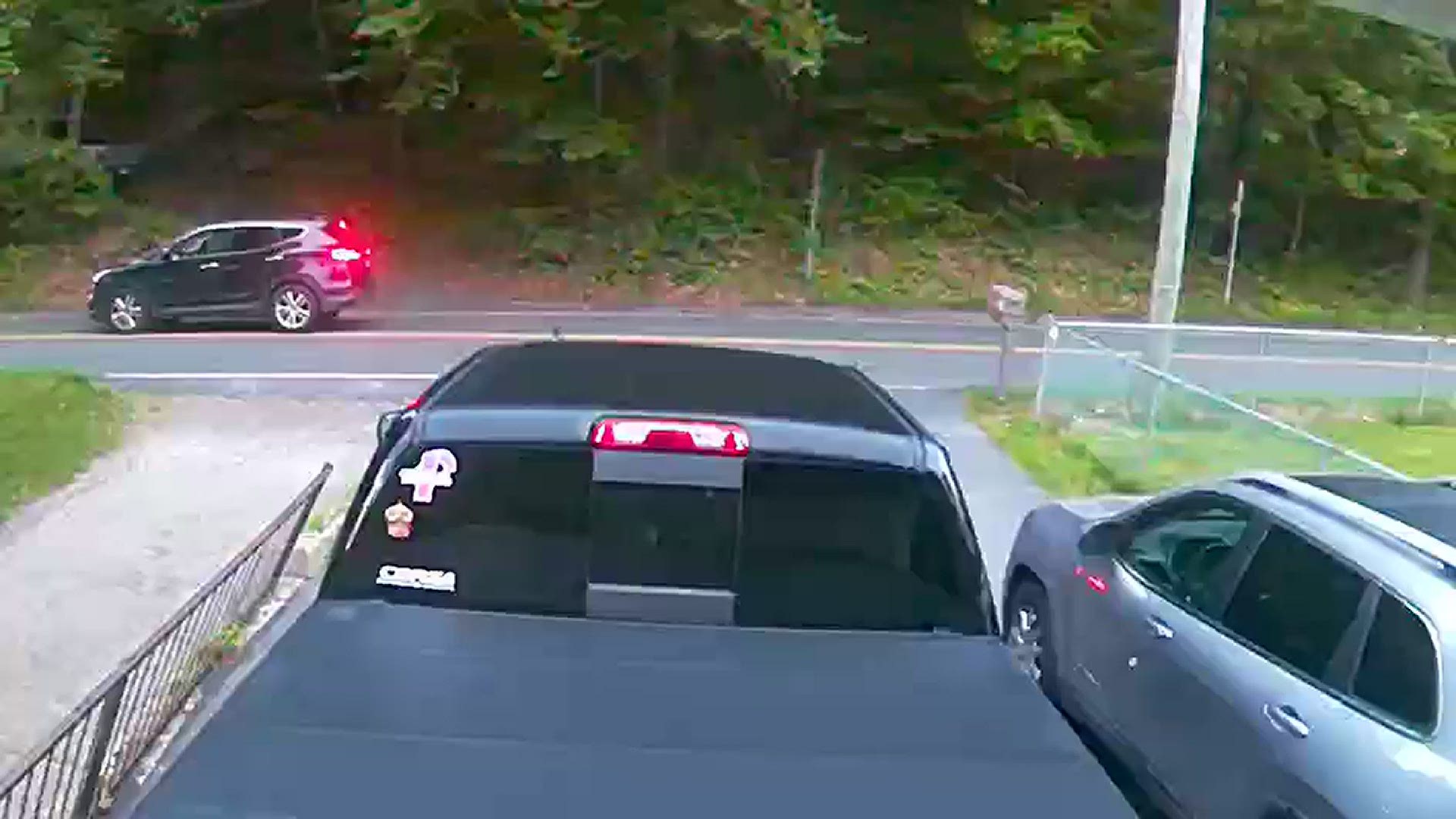 Video from Seymour Police shows two young men rummaging through vehicles in town. It takes seconds for them to get away.