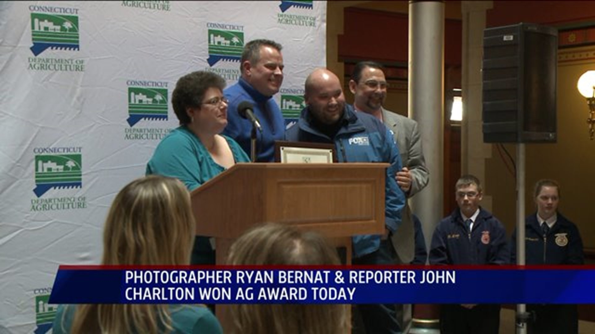 Fox CT reporter, photographer win agricultural award