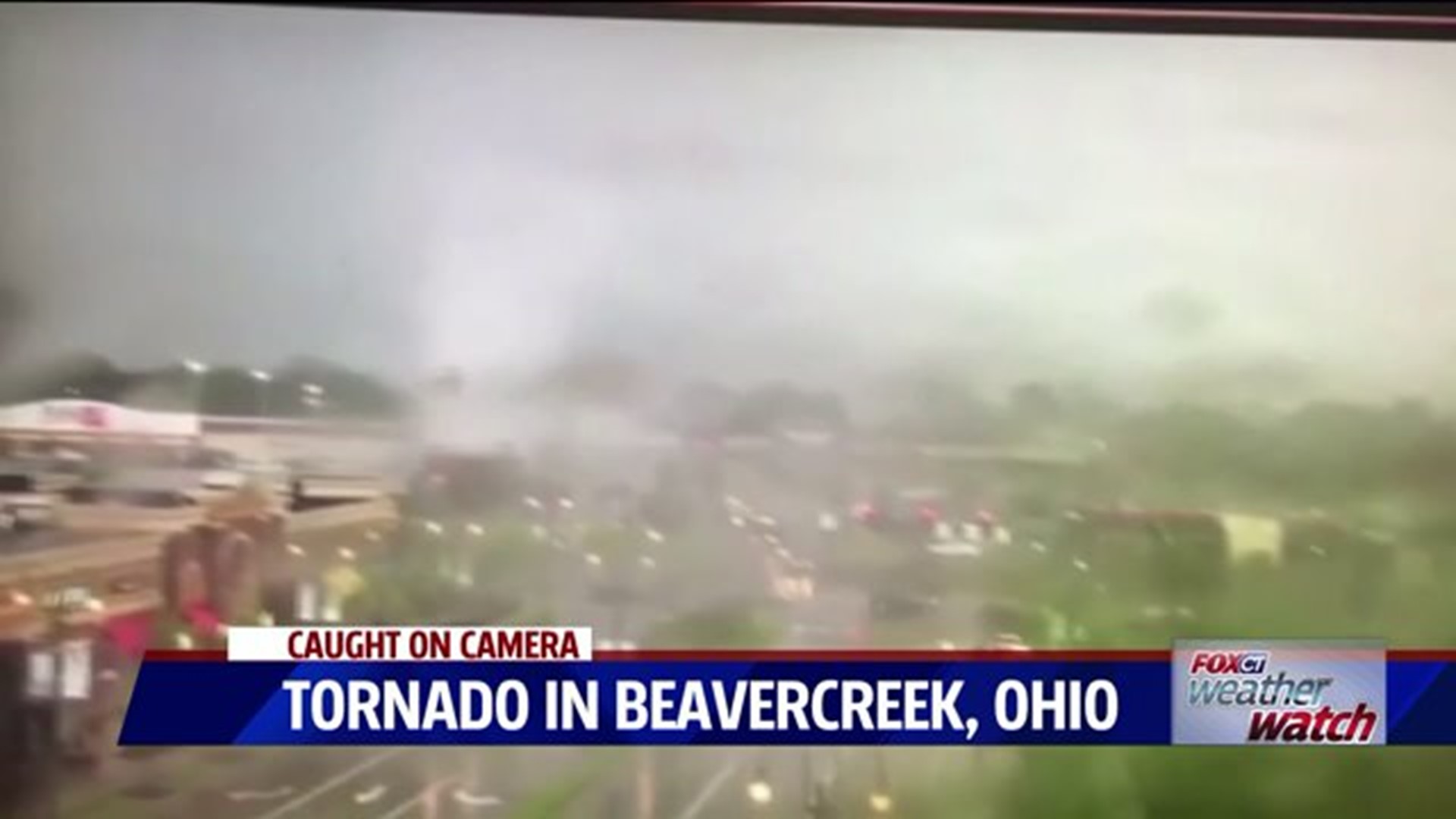 Tornado caught on camera in Ohio