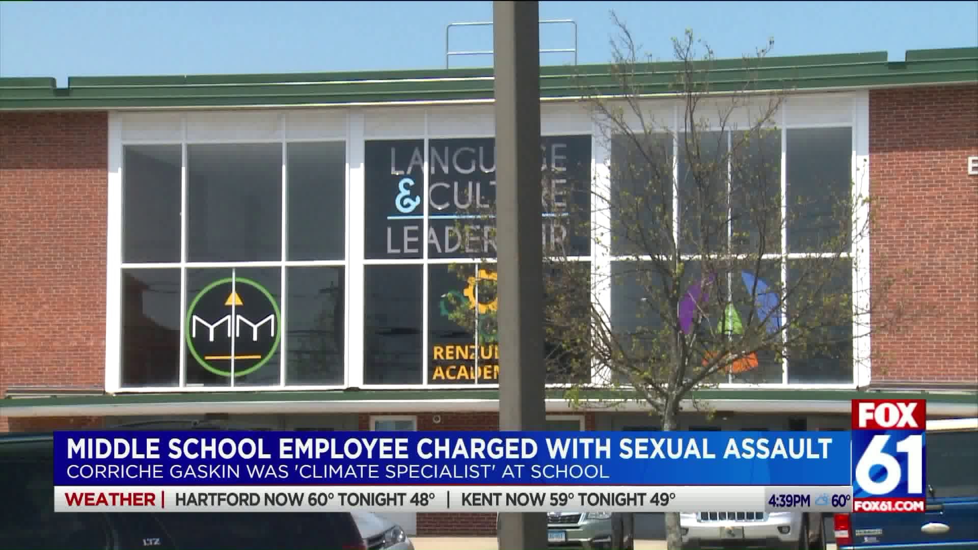 Middle School employee charged with sexual assault