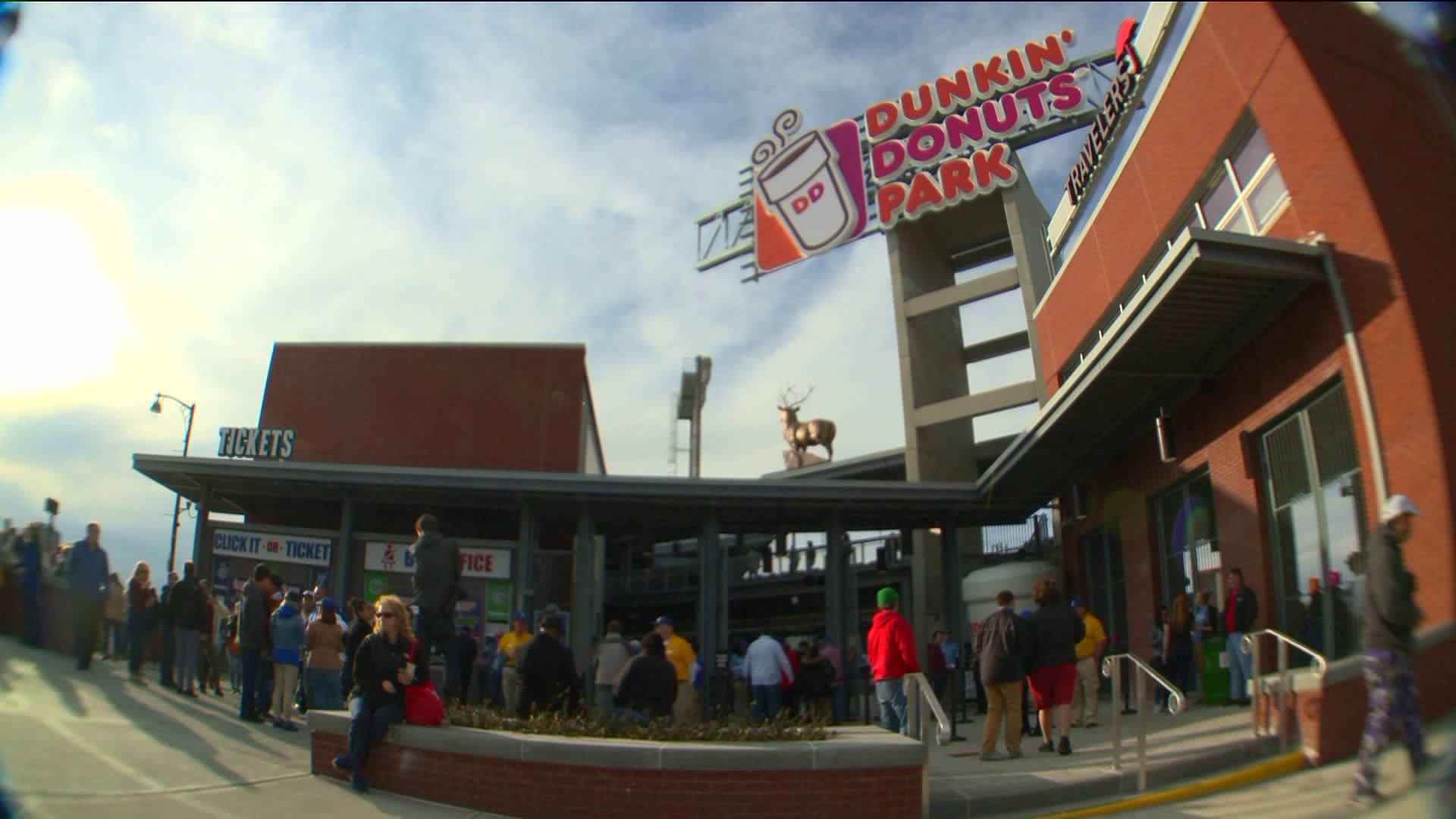 Dunkin` Doughnuts stadium is officially open