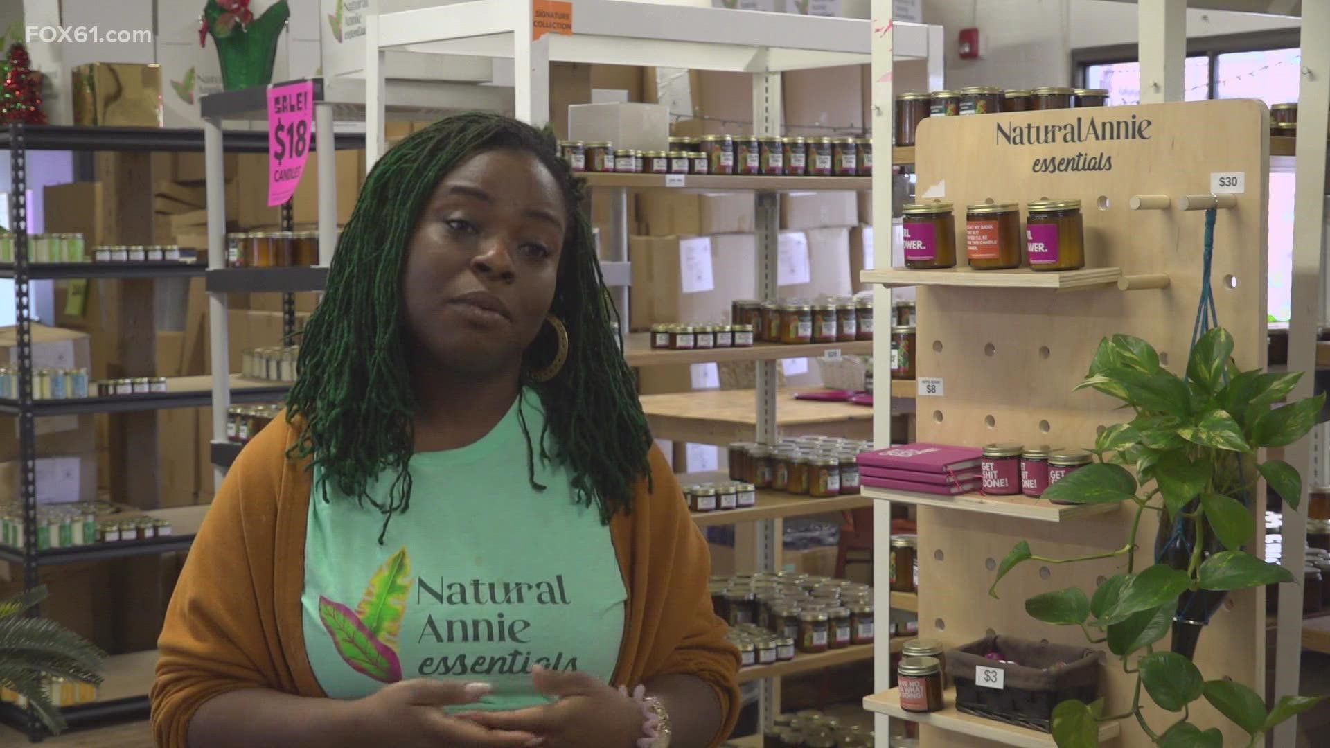 Between the good scents and good vibes, Natural Annie Essentials in Bridgeport is all about creating experiences for customers in search of soy candles.
