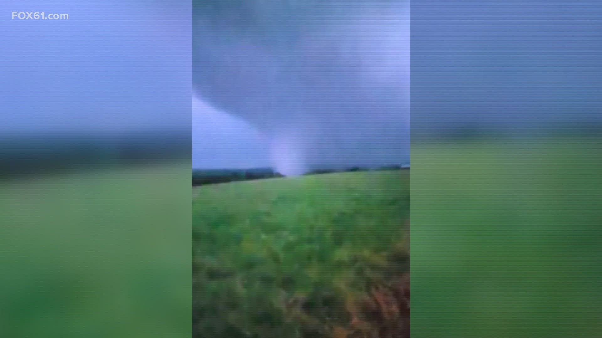 The first tornado of the year in Connecticut was confirmed by the National Weather Service on Monday.