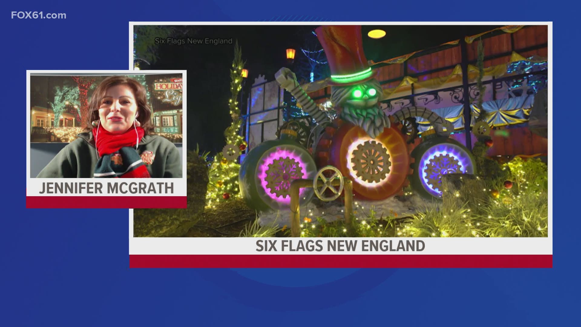 Six Flags New England is extending their holiday season! Their lights festival is now running through Sunday, January 3rd.