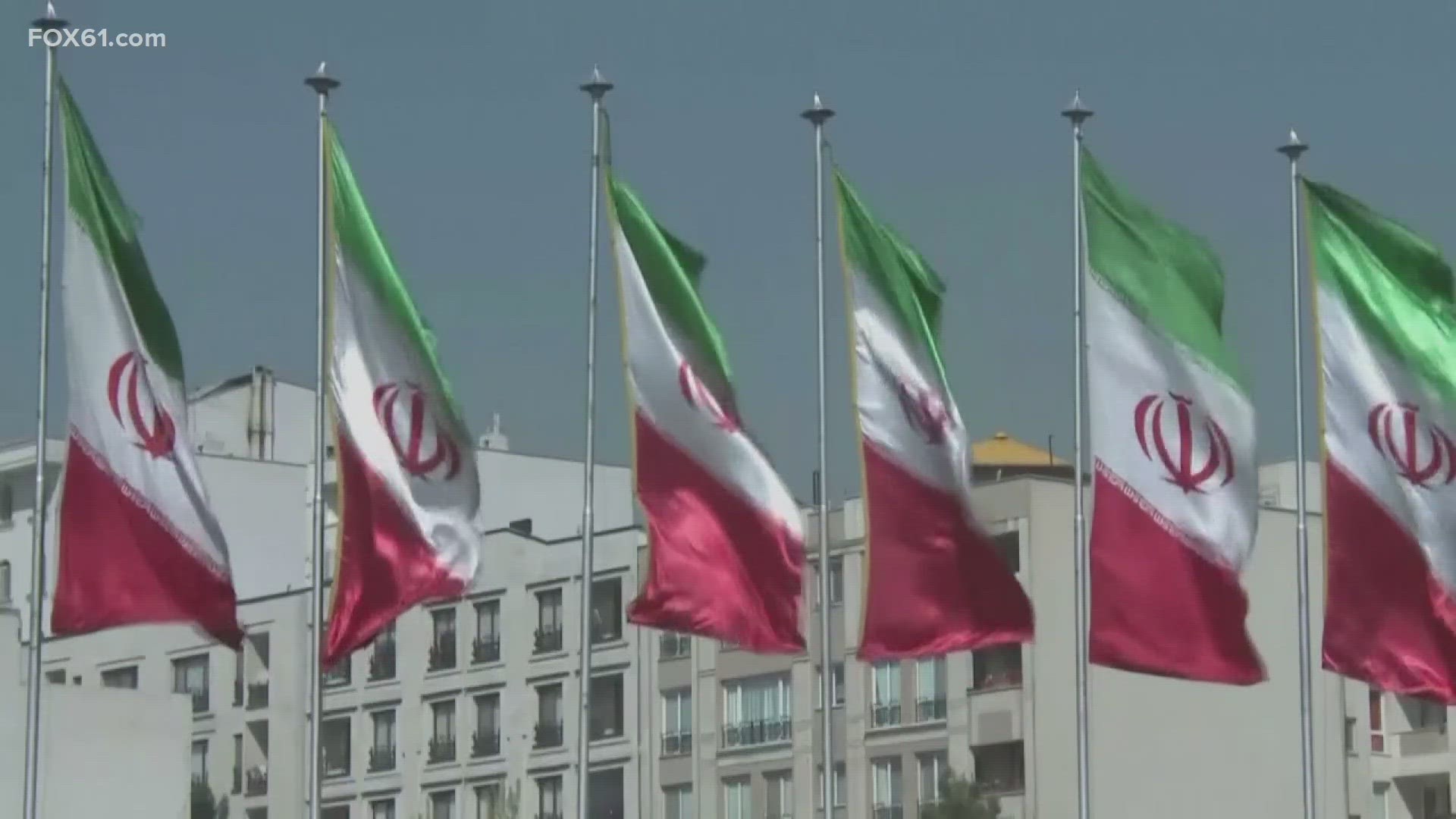 Five prisoners sought by the U.S. in a swap with Iran flew out of Tehran on Monday, officials said.